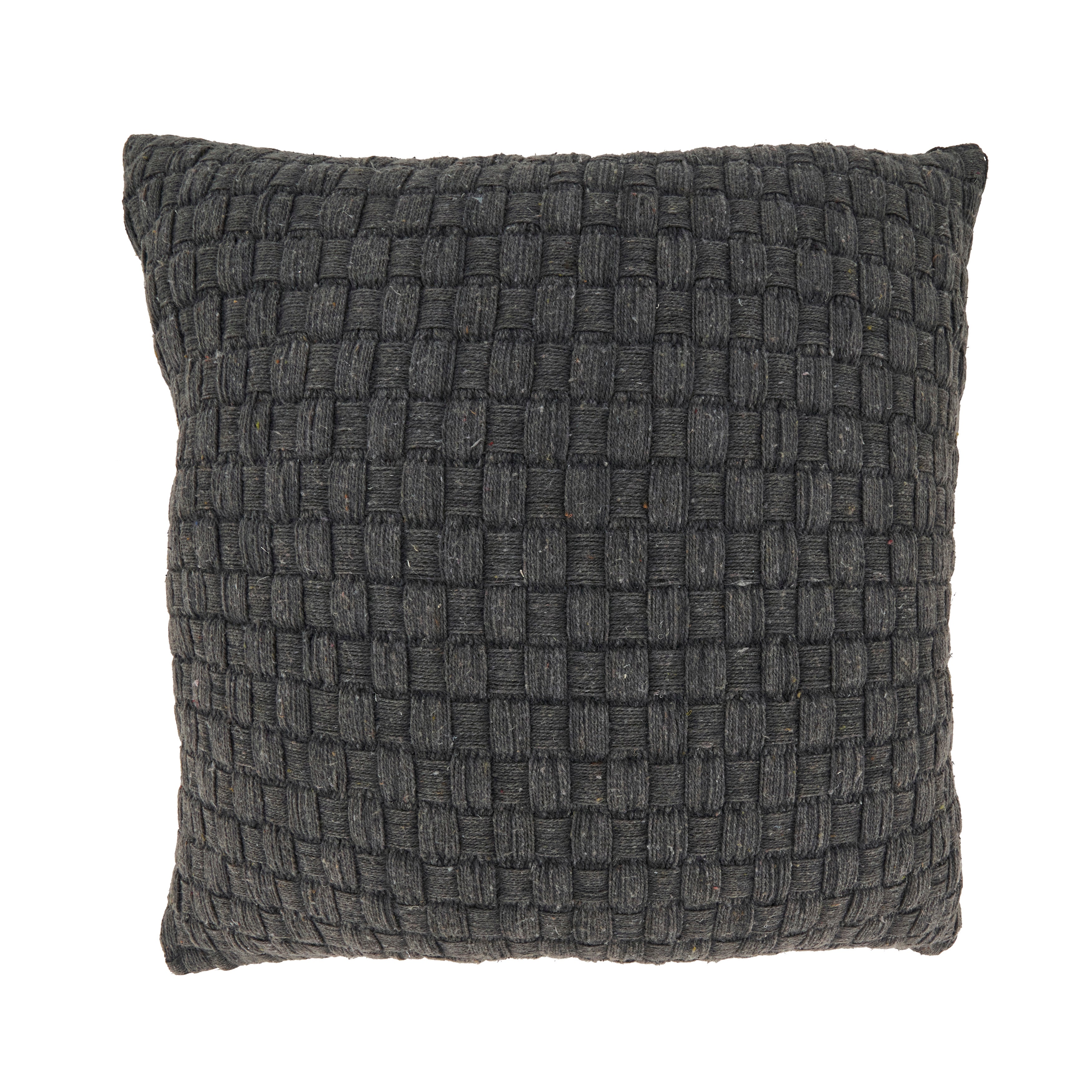 Textured Waffle Weave Poly Filled Pillow