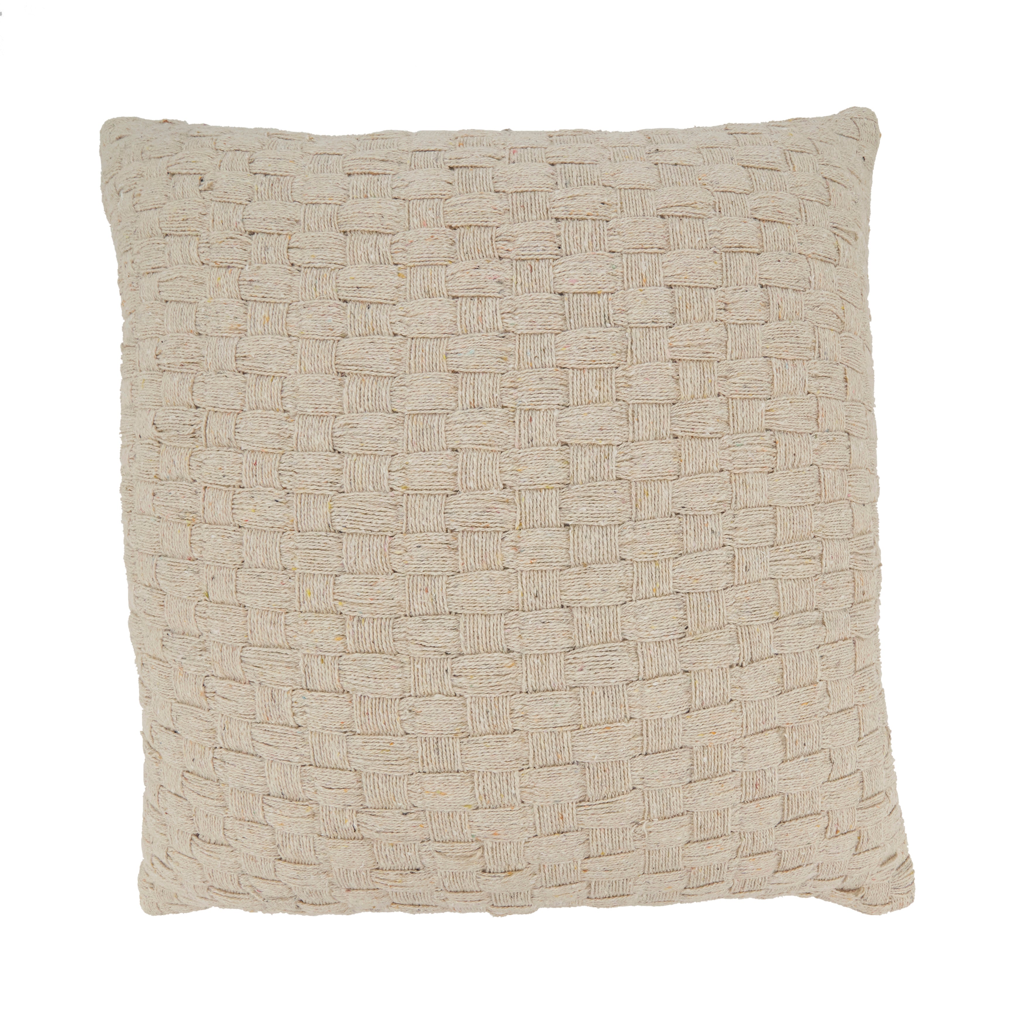 Textured Waffle Weave Poly Filled Pillow