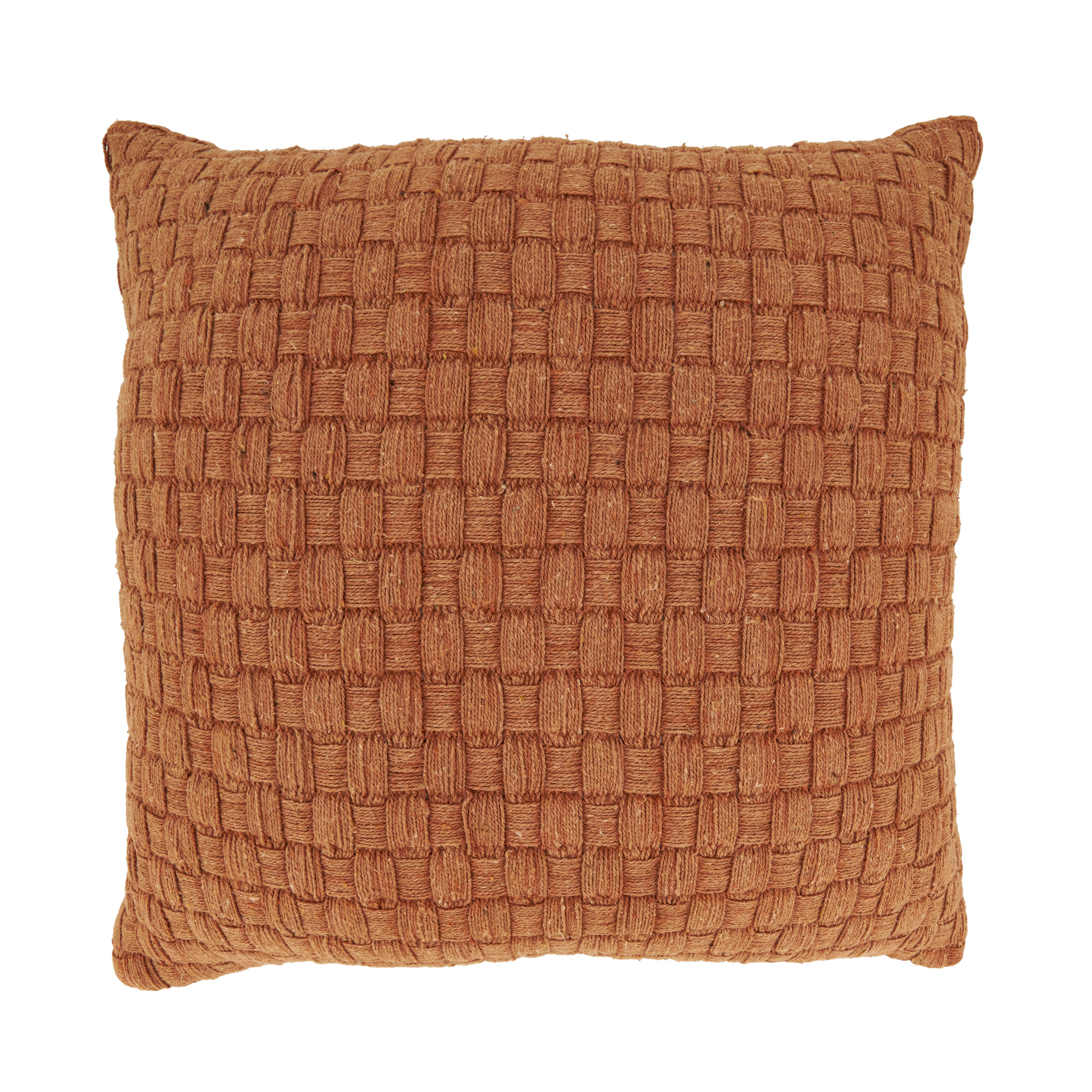 Textured Waffle Weave Poly Filled Pillow