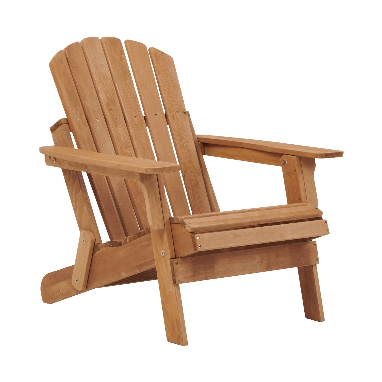 Oversized Wooden Outdoor Folding Adirondack Chair