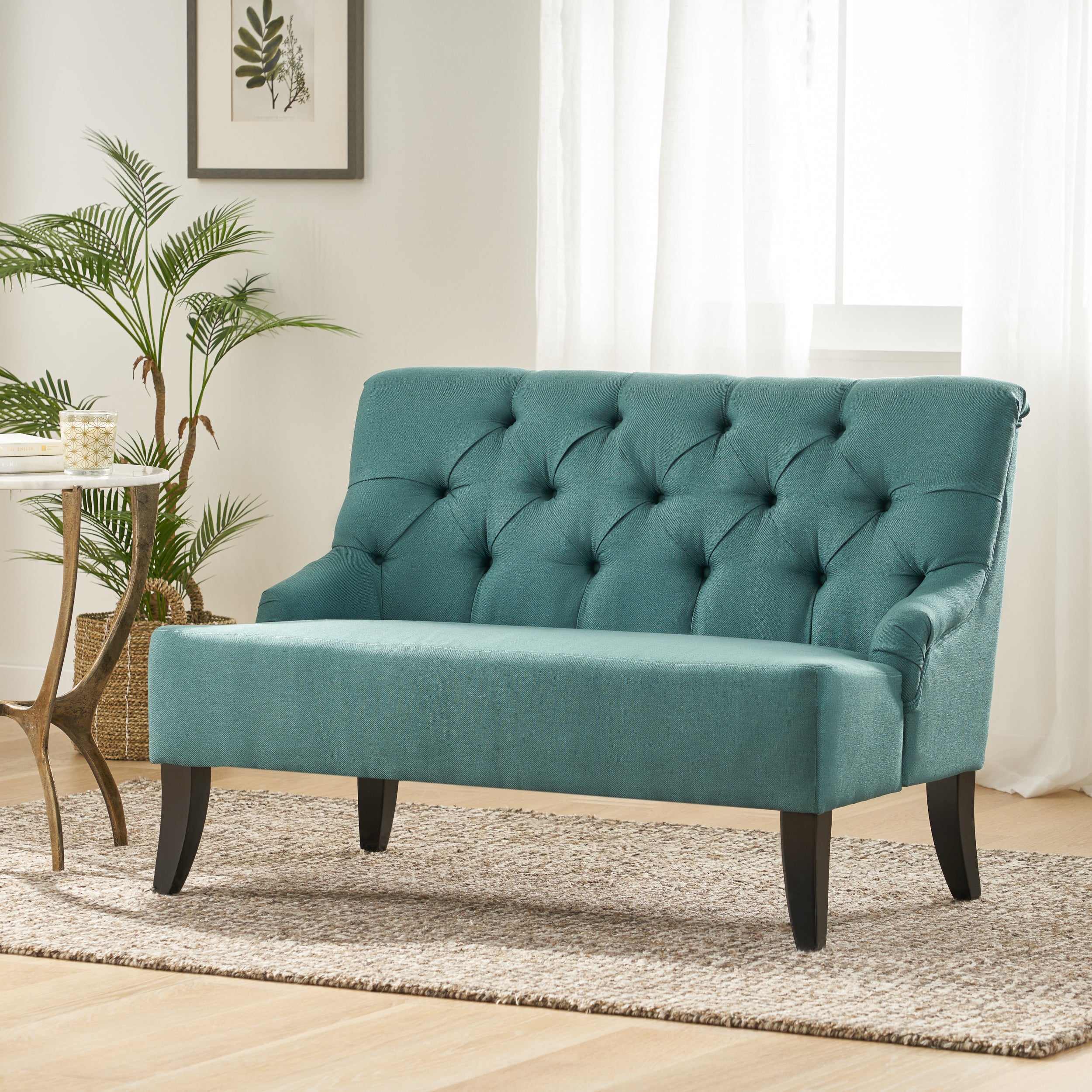 Nicole Button Tufted Settee