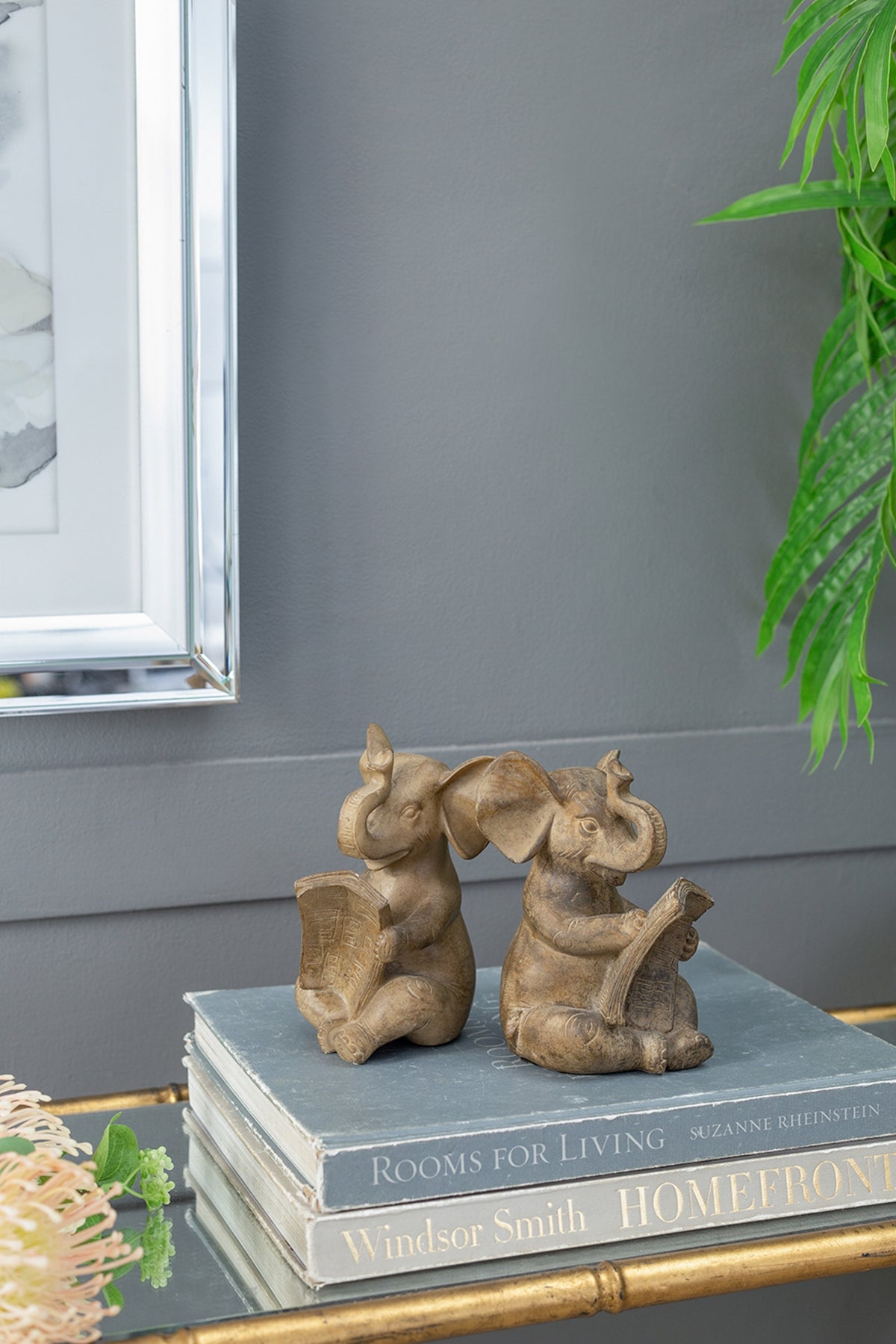 Elephant Bookends, Set of 2