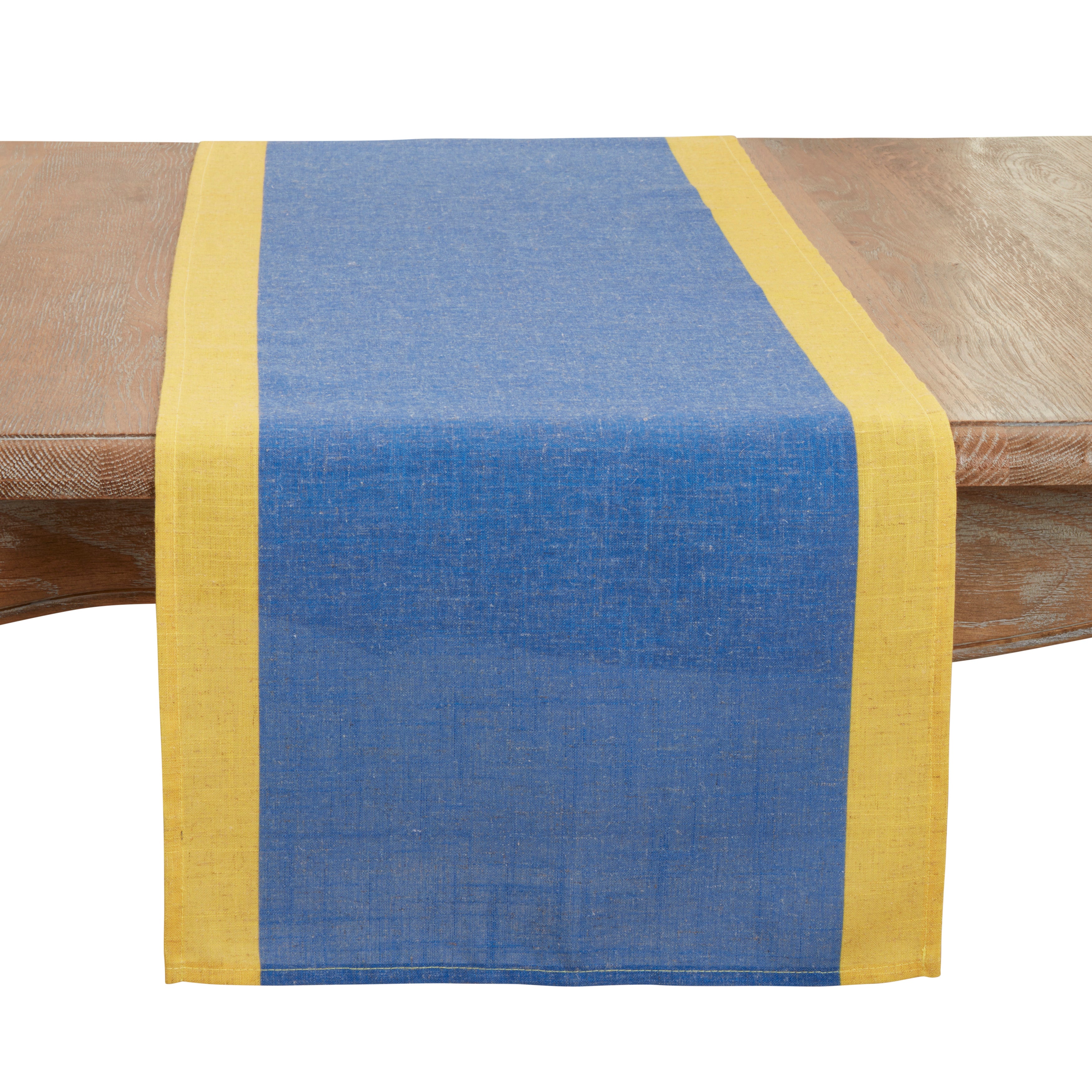 Color Block Border Table Runner