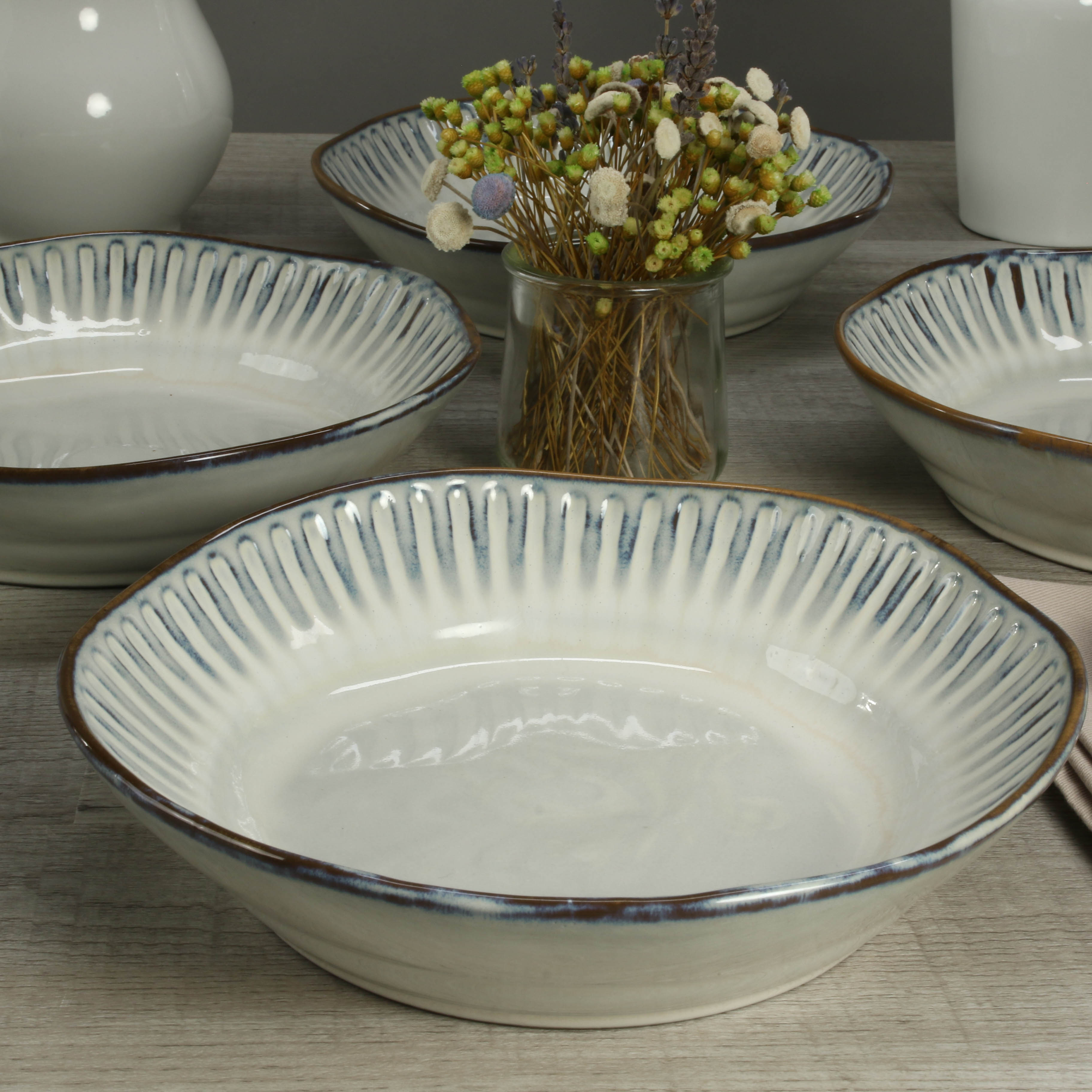 Colonnade Set of 4 Pasta Bowls