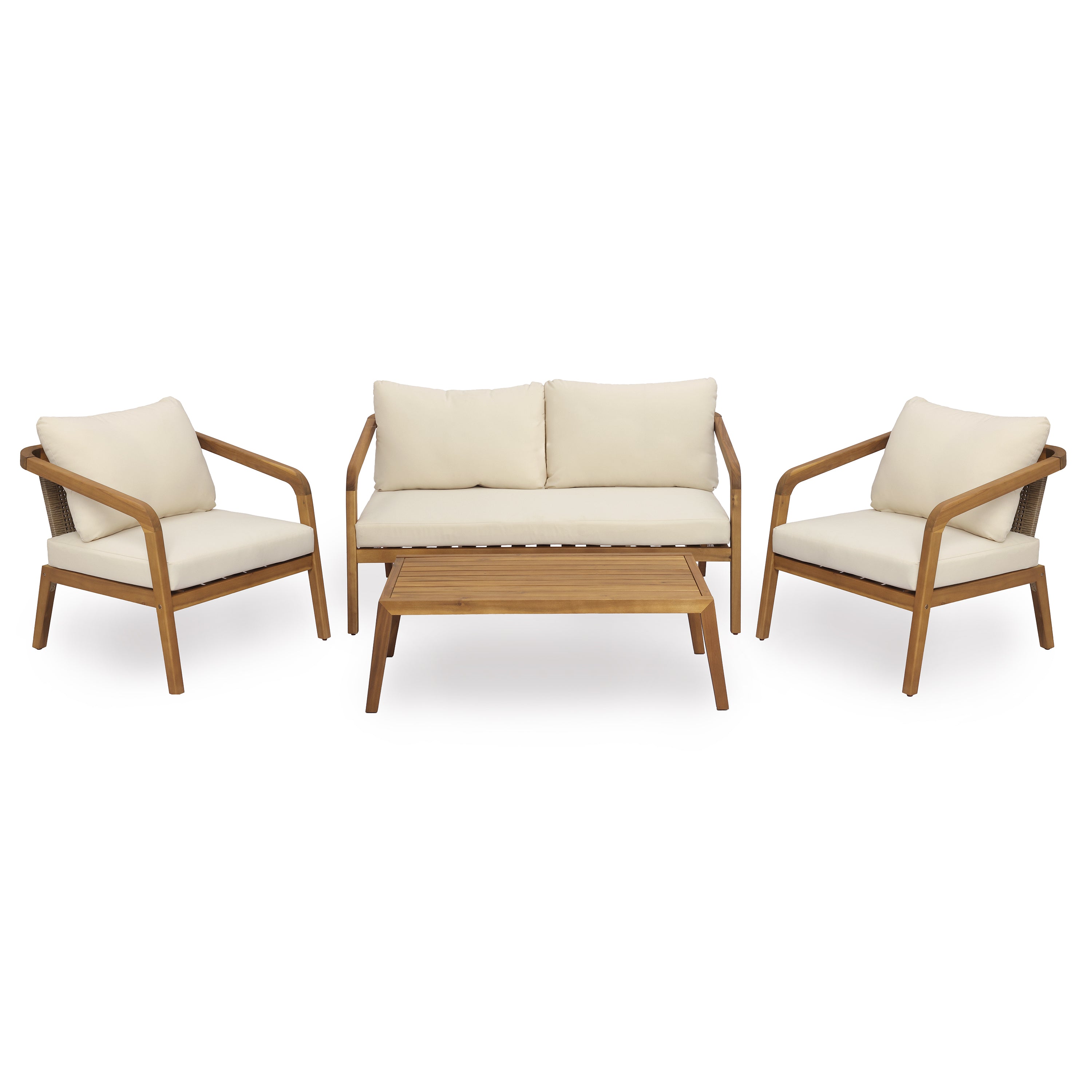 Carlile 4-Piece Outdoor Patio Furniture Set