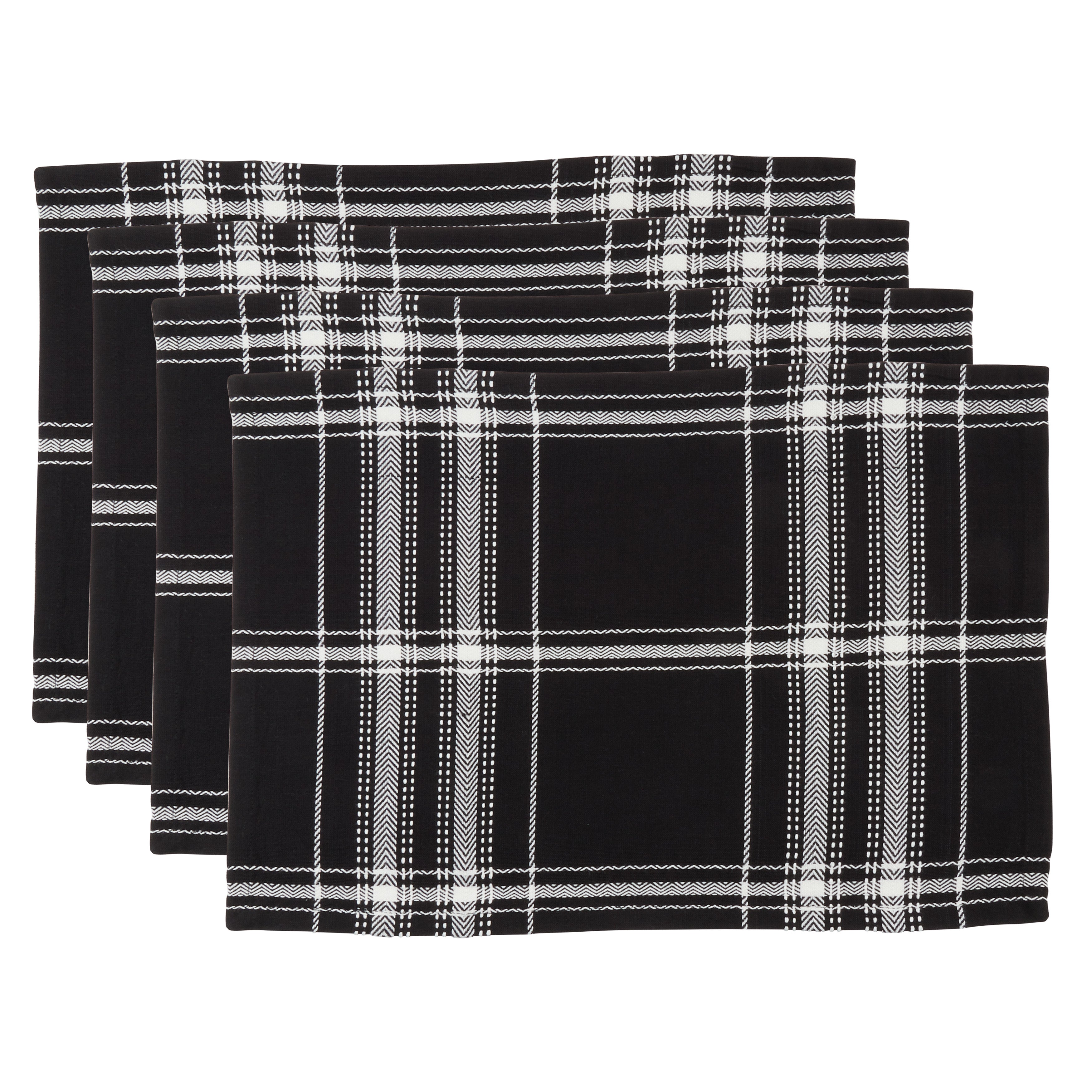 Plaid Table Placemat, Set of 4