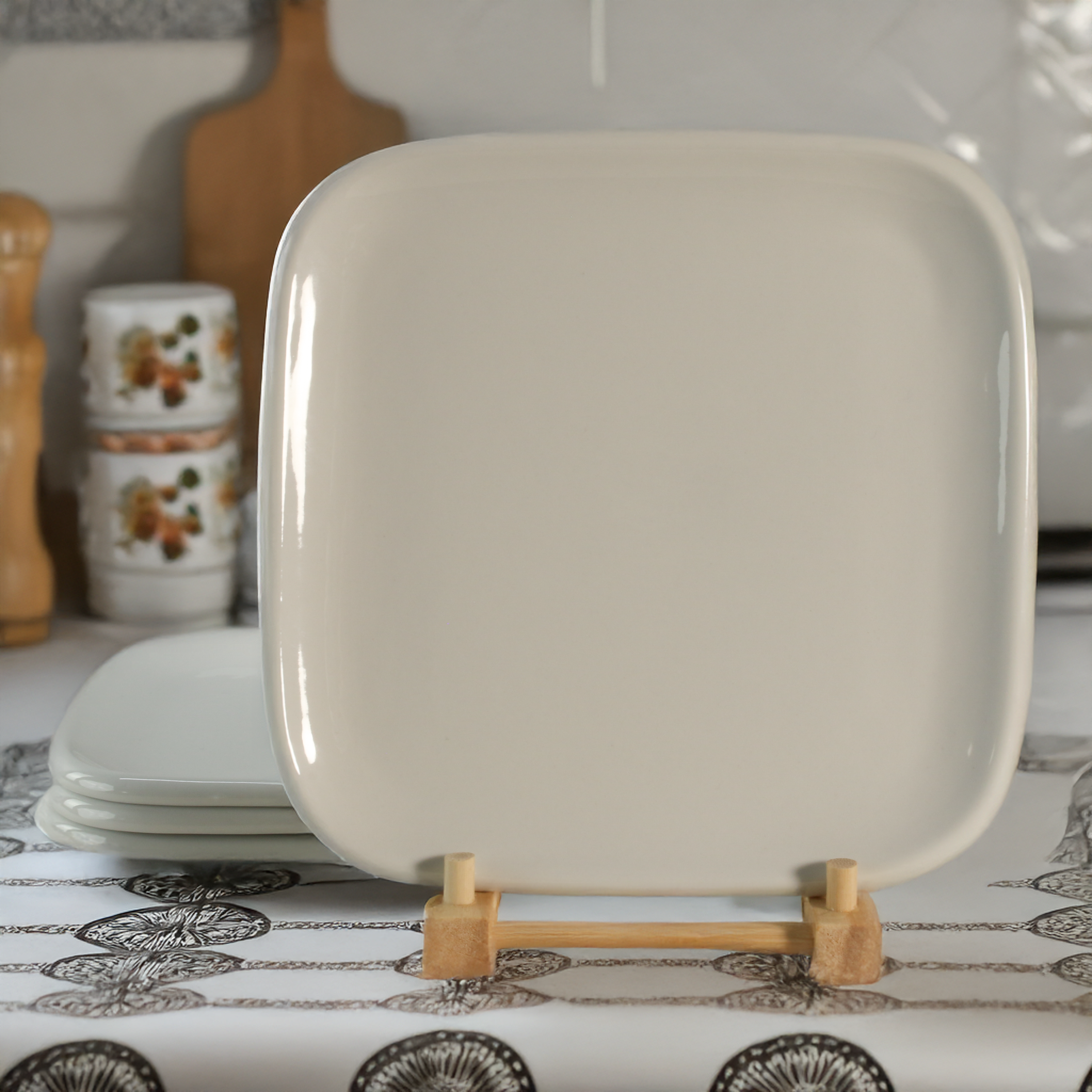 Impulse Square Salad Plates, Set of 4