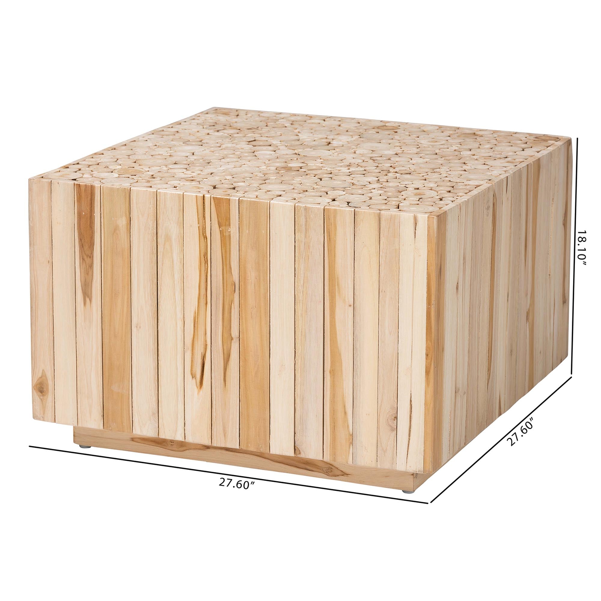 Everett Teak Wood Coffee Table