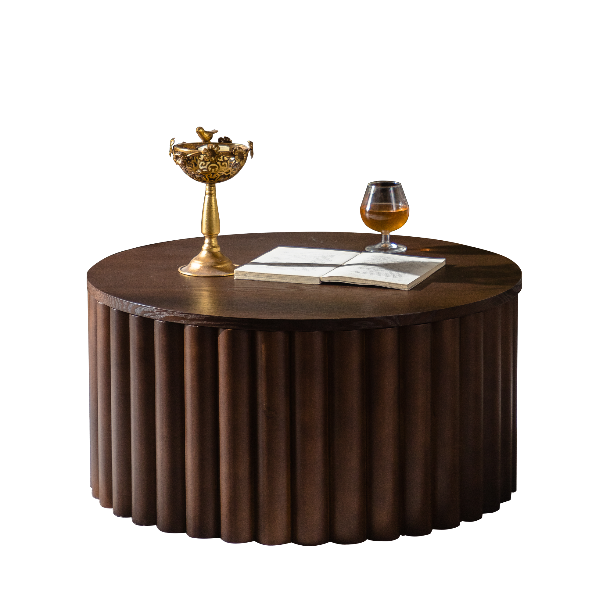 Round Coffee Table With Lift Top