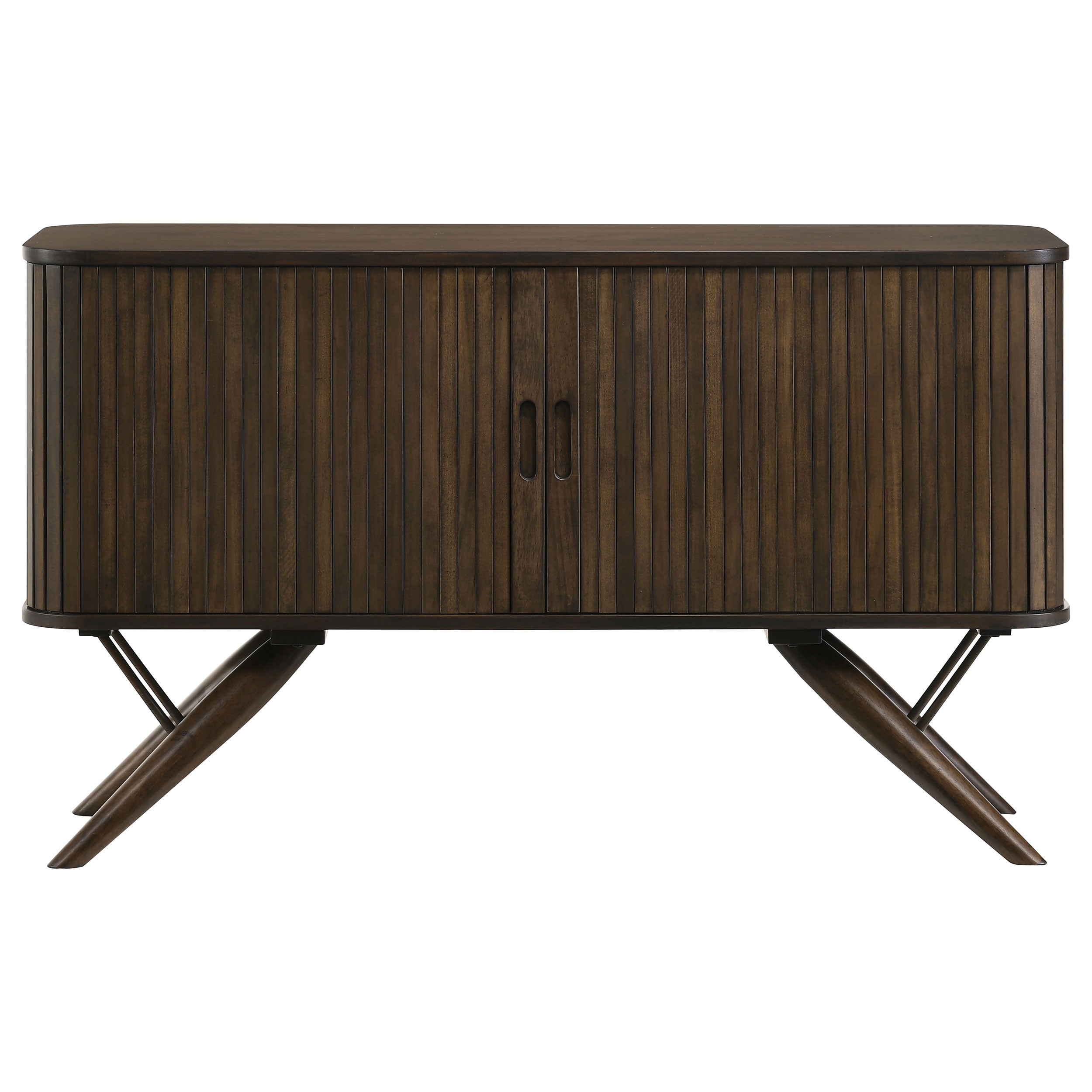 Wes Dark Walnut 2-Door Sideboard Buffet Storage Cabinet