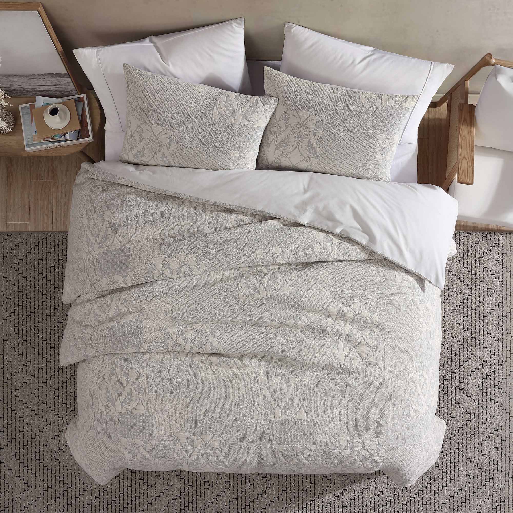 Paisley 3 Piece Comforter Cover Set