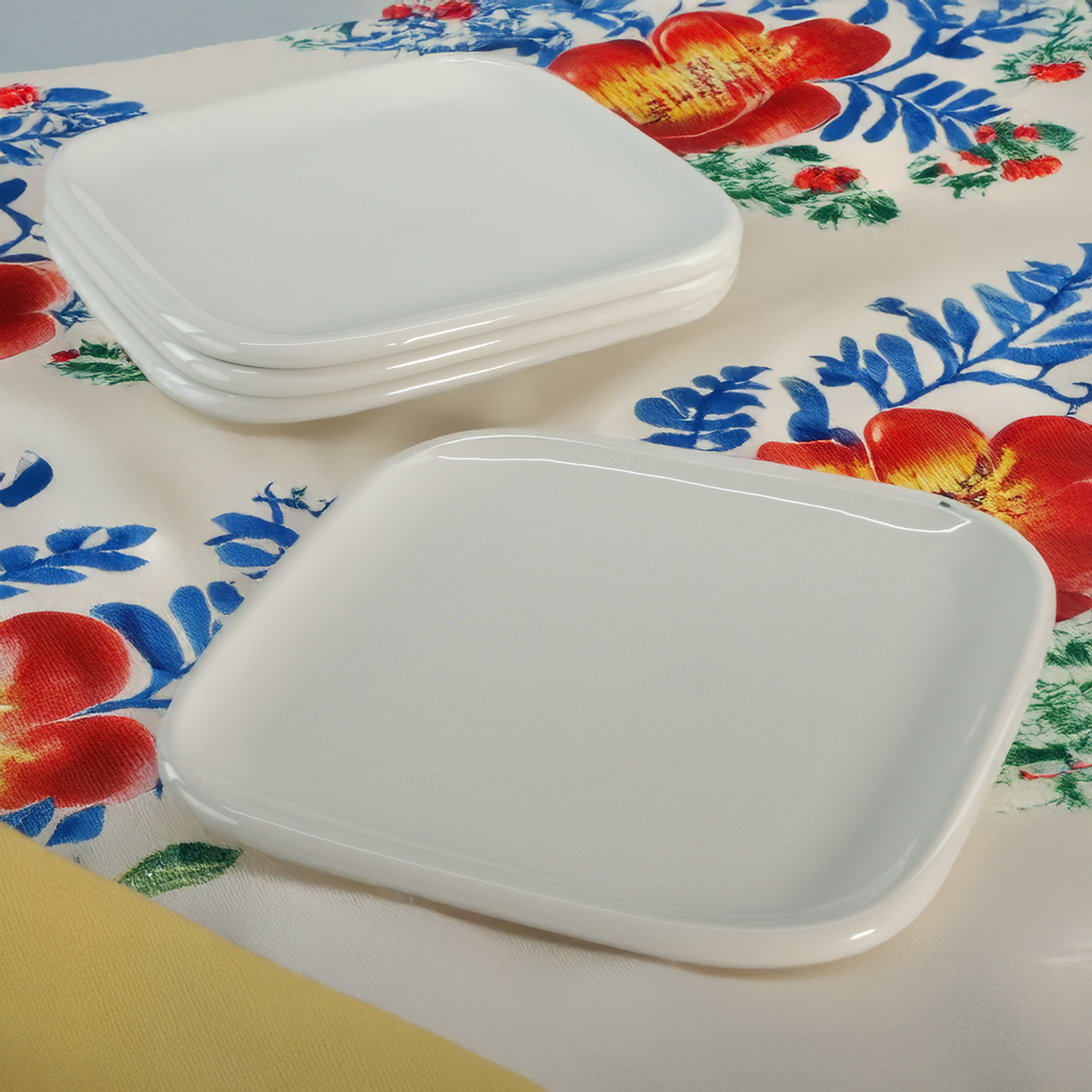 Impulse Square Salad Plates, Set of 4