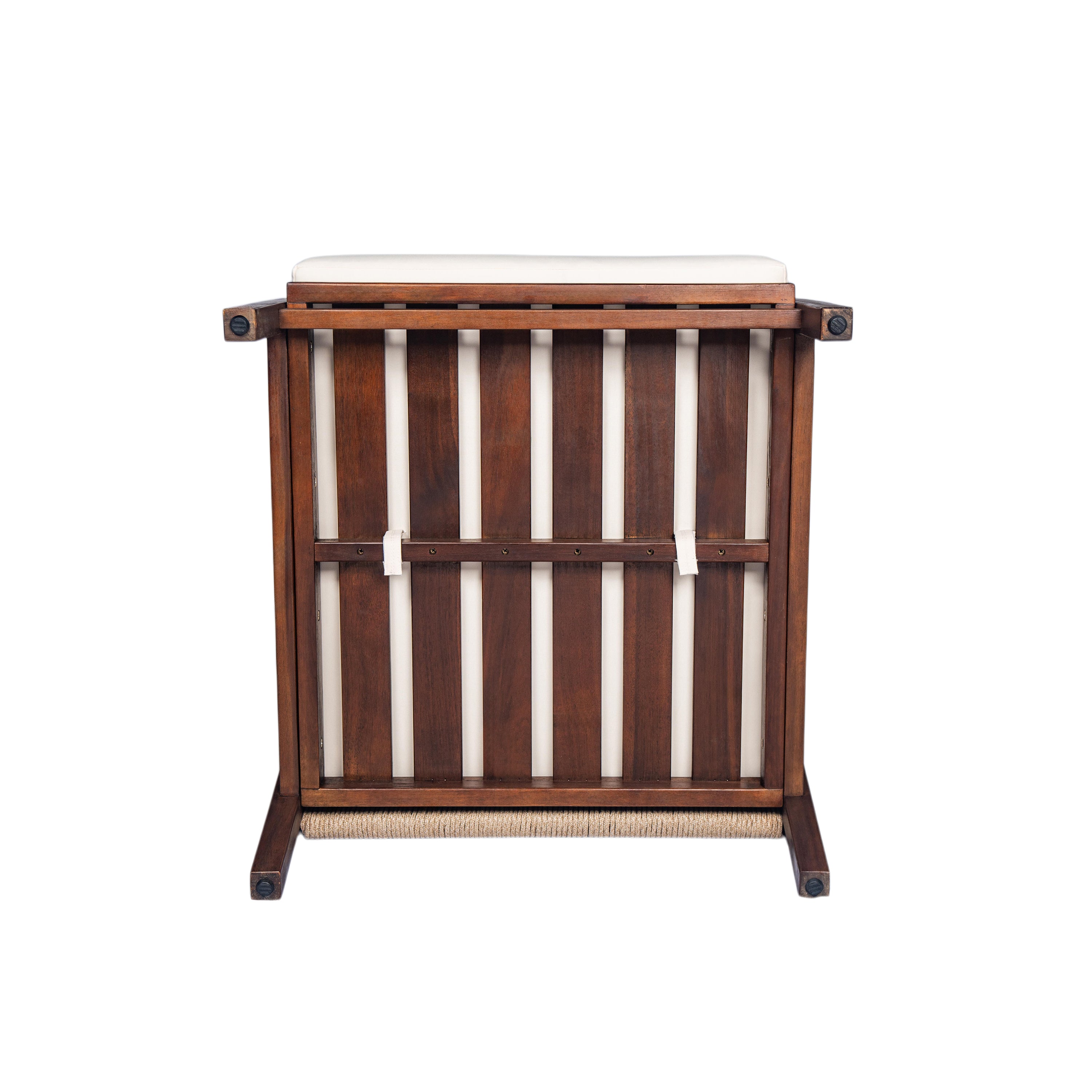 Calder Outdoor Lounge Chair with Woven Backrest