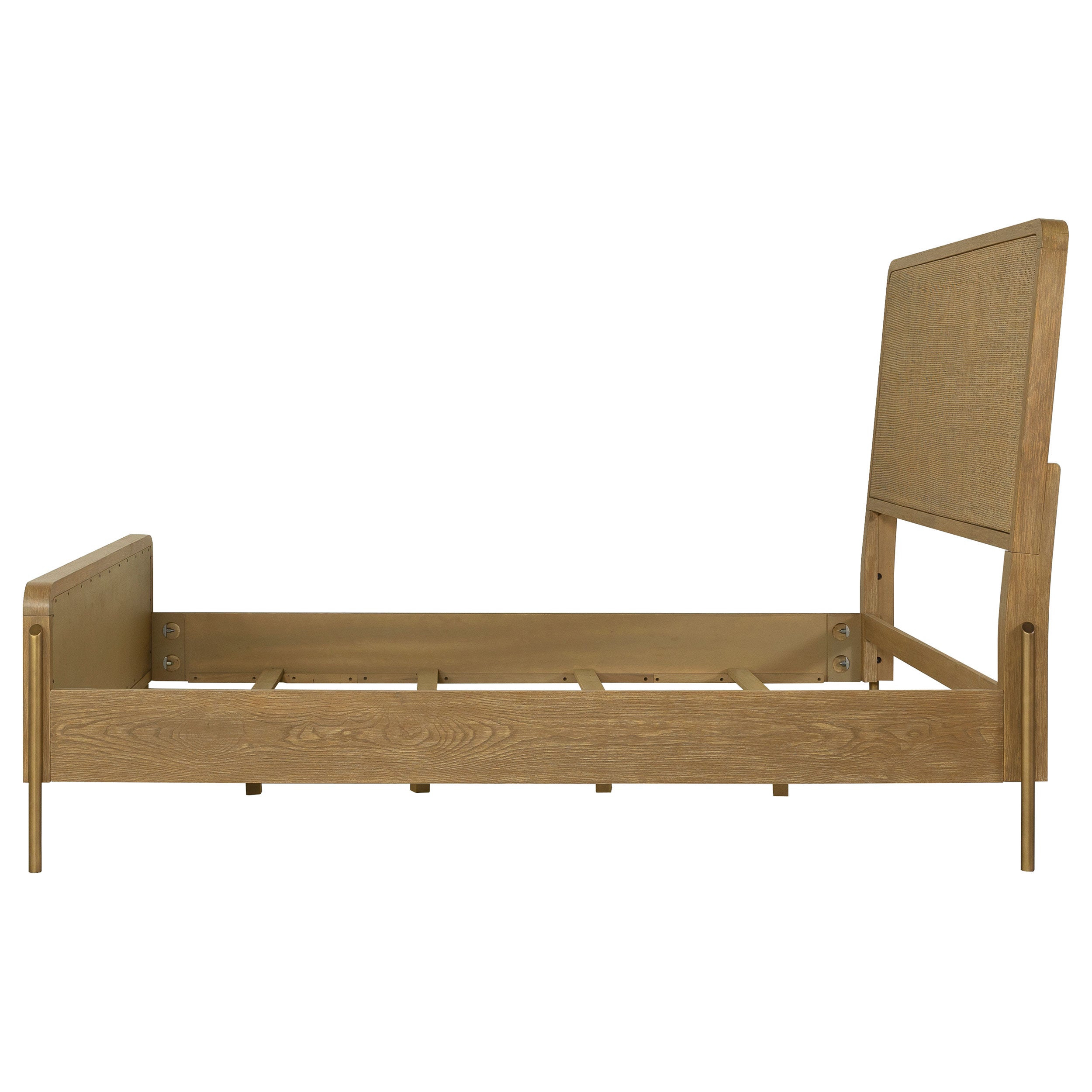 Stevie Natural Cane Panel Bed - Thumbnail 4