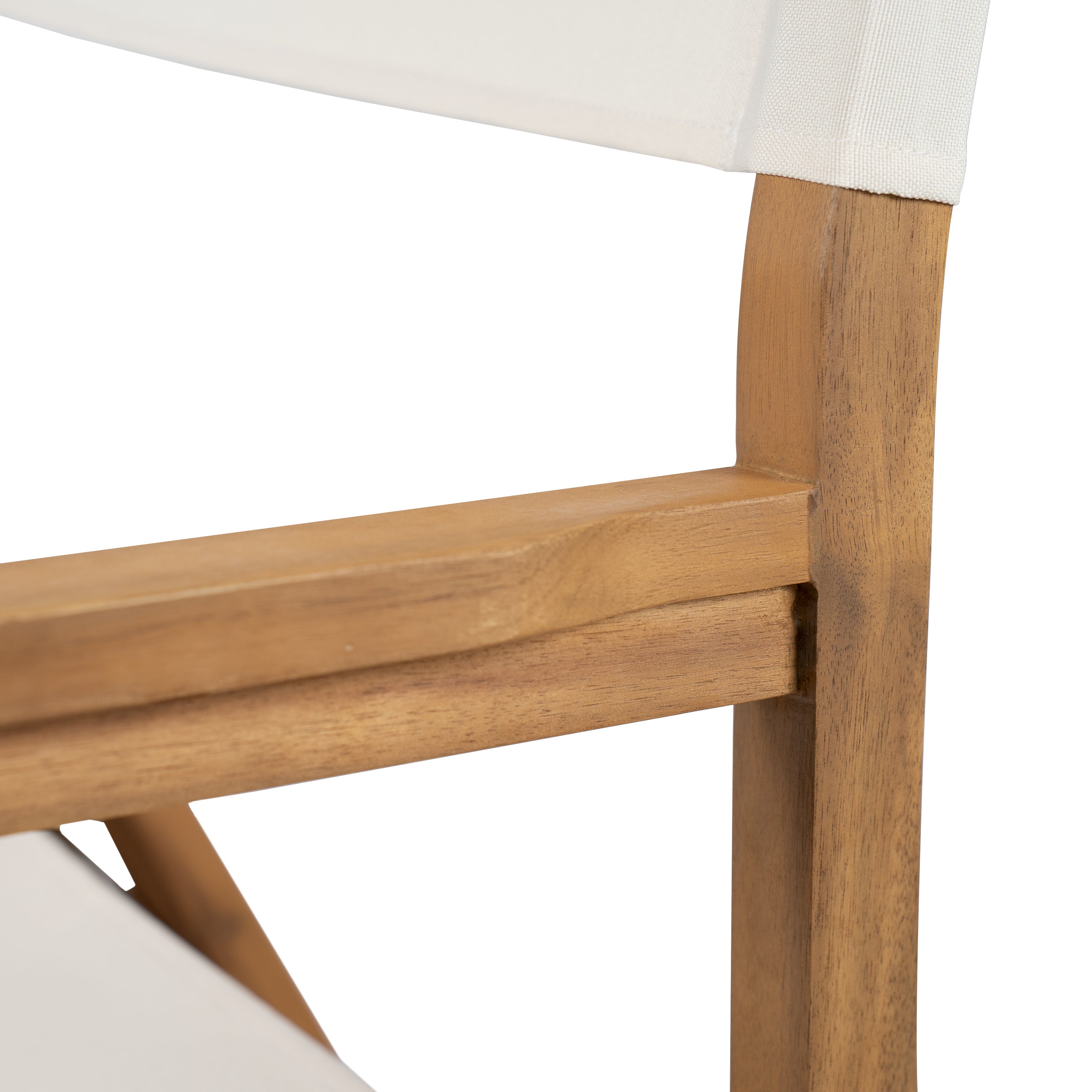 Outdoor Acacia Wood Barstool, Set of 2