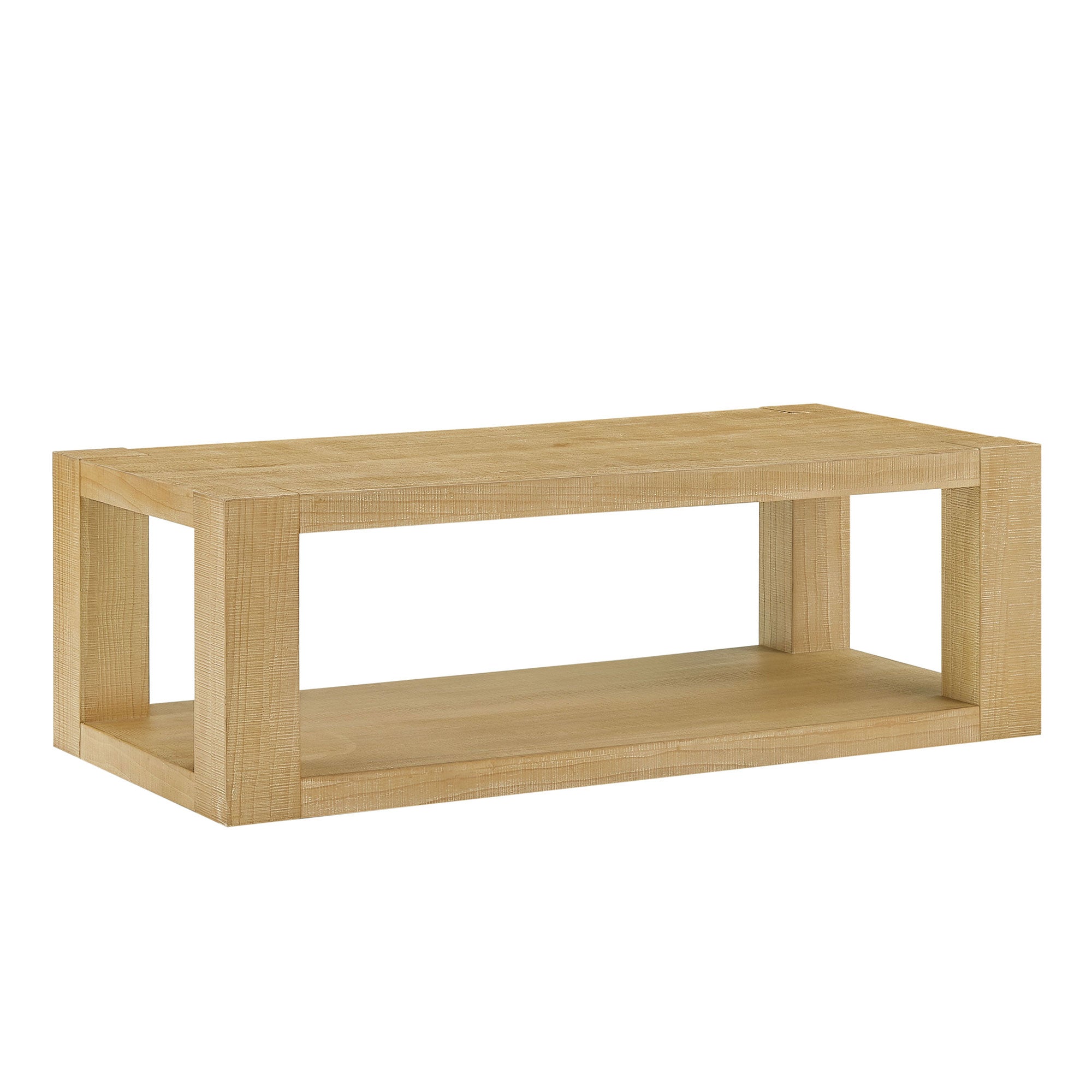 Modern 2-Tier Rectangle Coffee Table