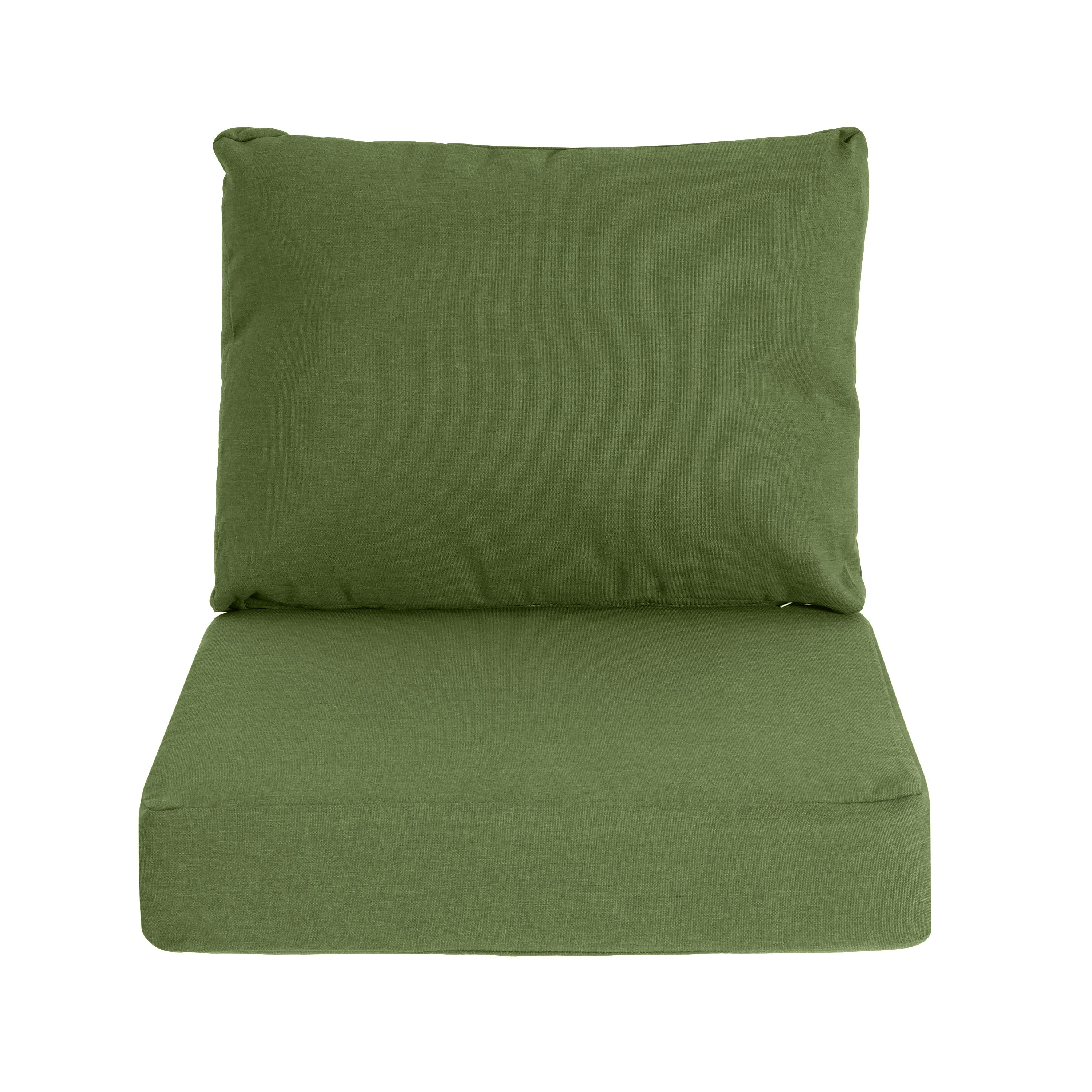 Noah Outdoor Club Chair Cushion Set, Seat Cushion and Back Cushion