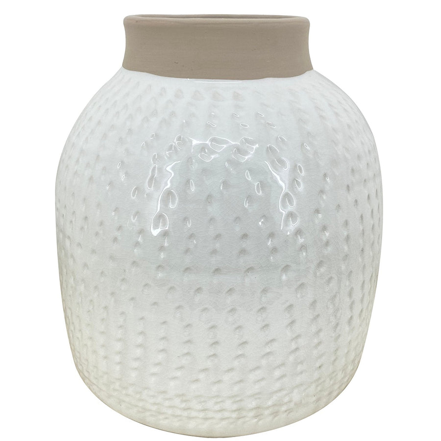 Latte Ceramic Vase
