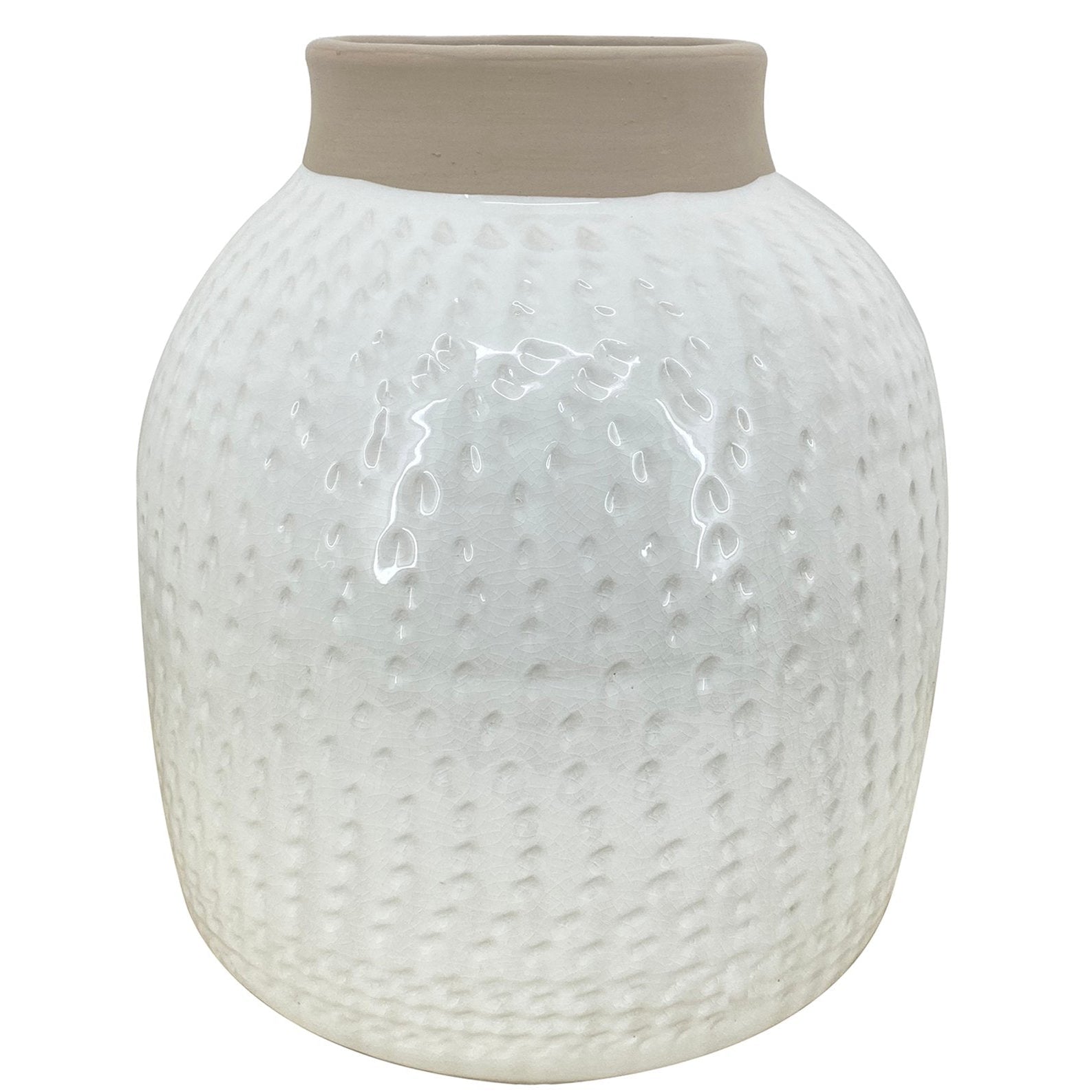 Latte Ceramic Vase