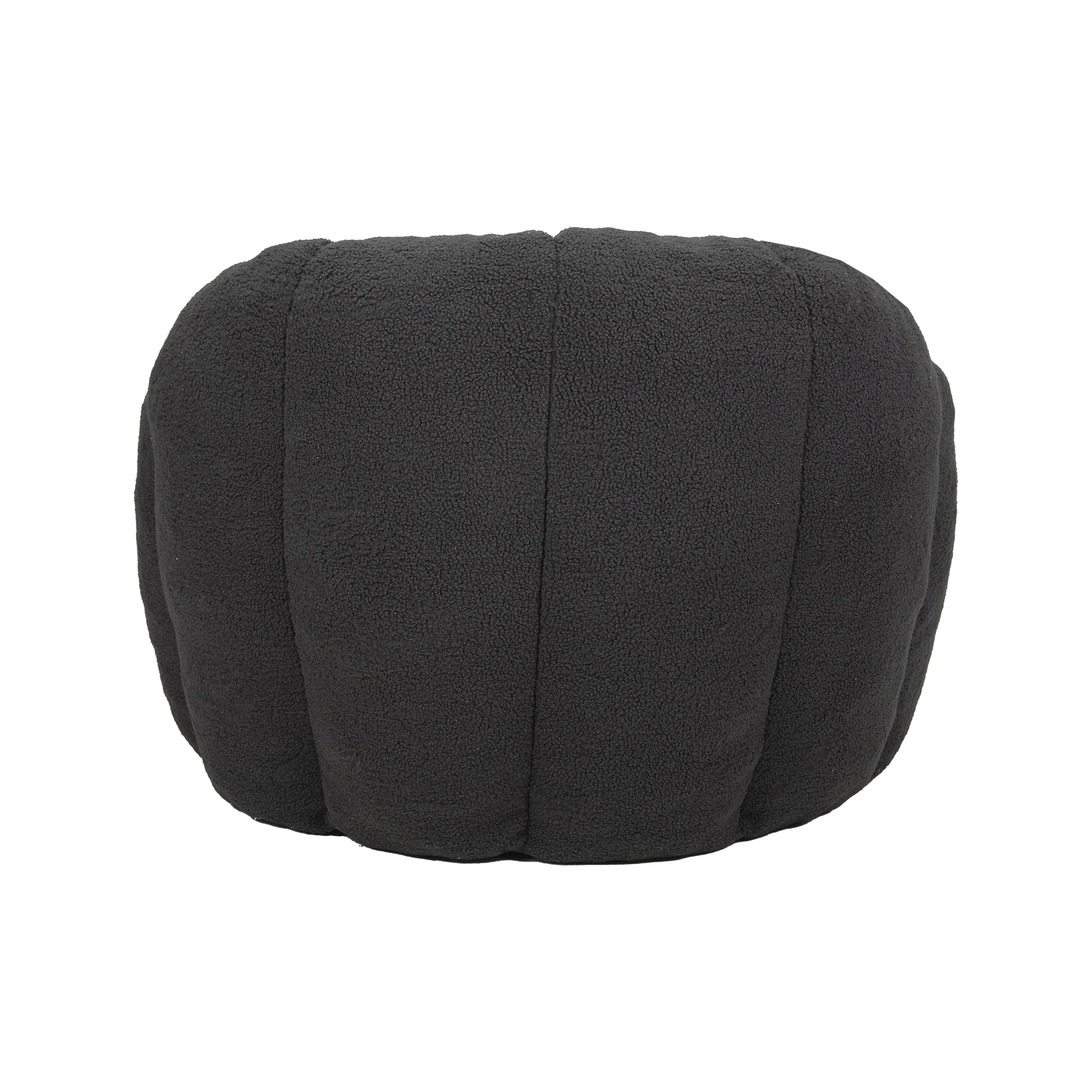 Plush Faux Fur Bean Bag Chair with Armrests