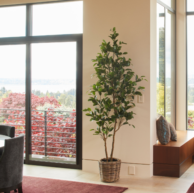 Faux Lemon Tree, 7 ft