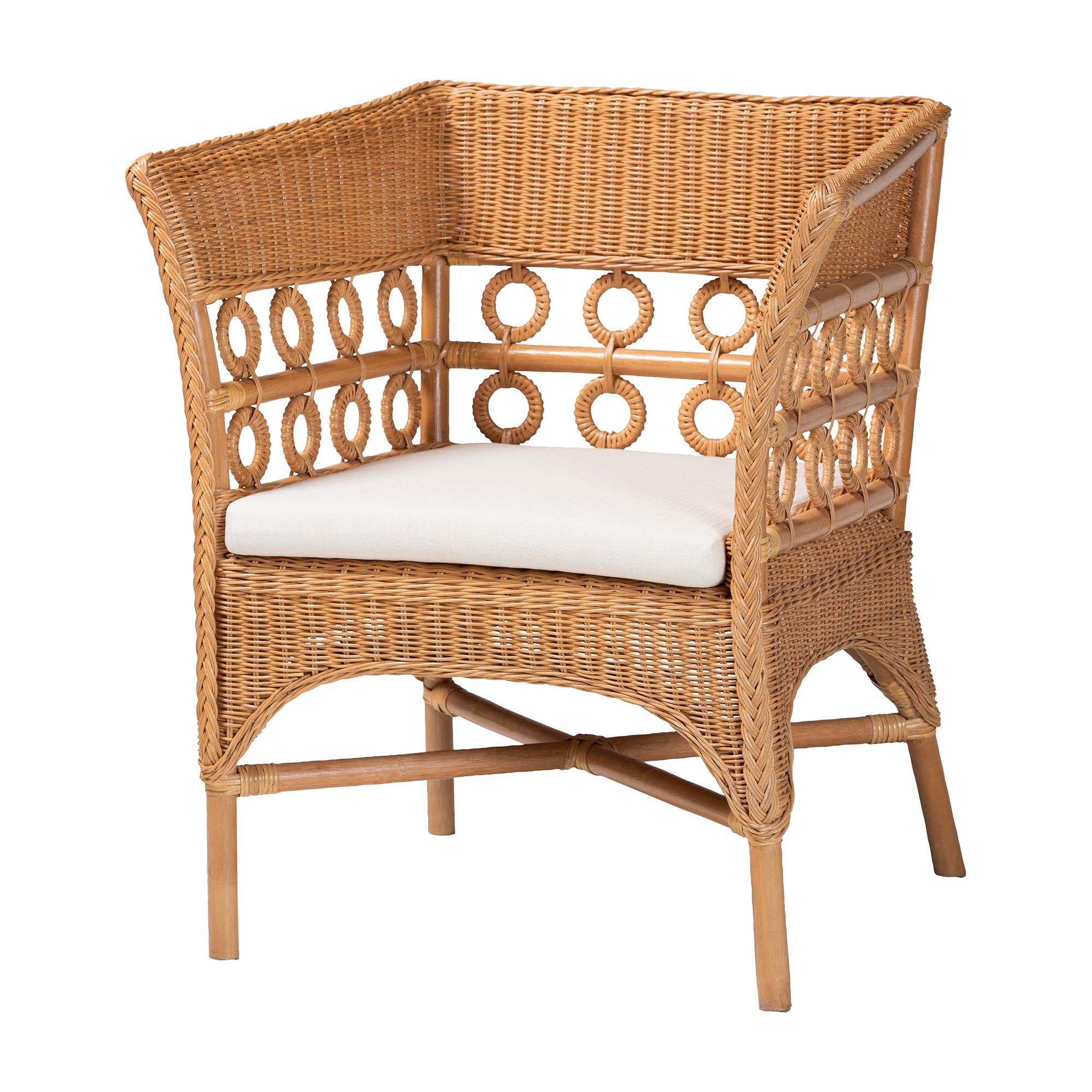 Shepard Rattan Arm Chair