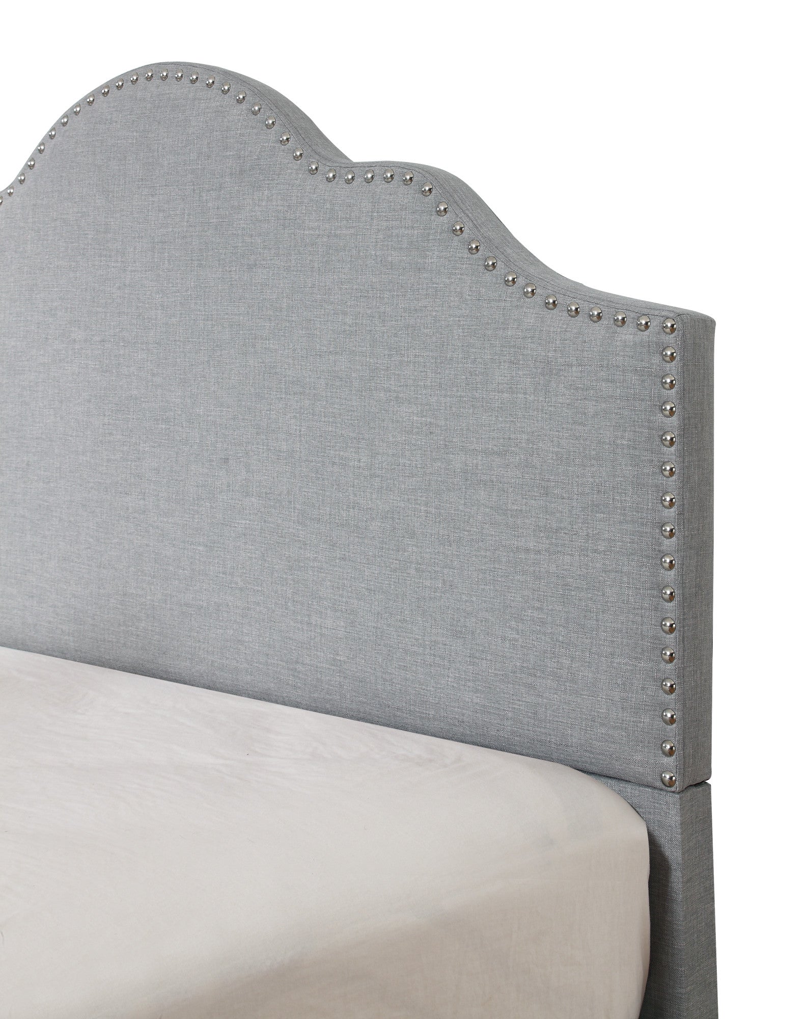 Kopa Gray Upholstered Bed