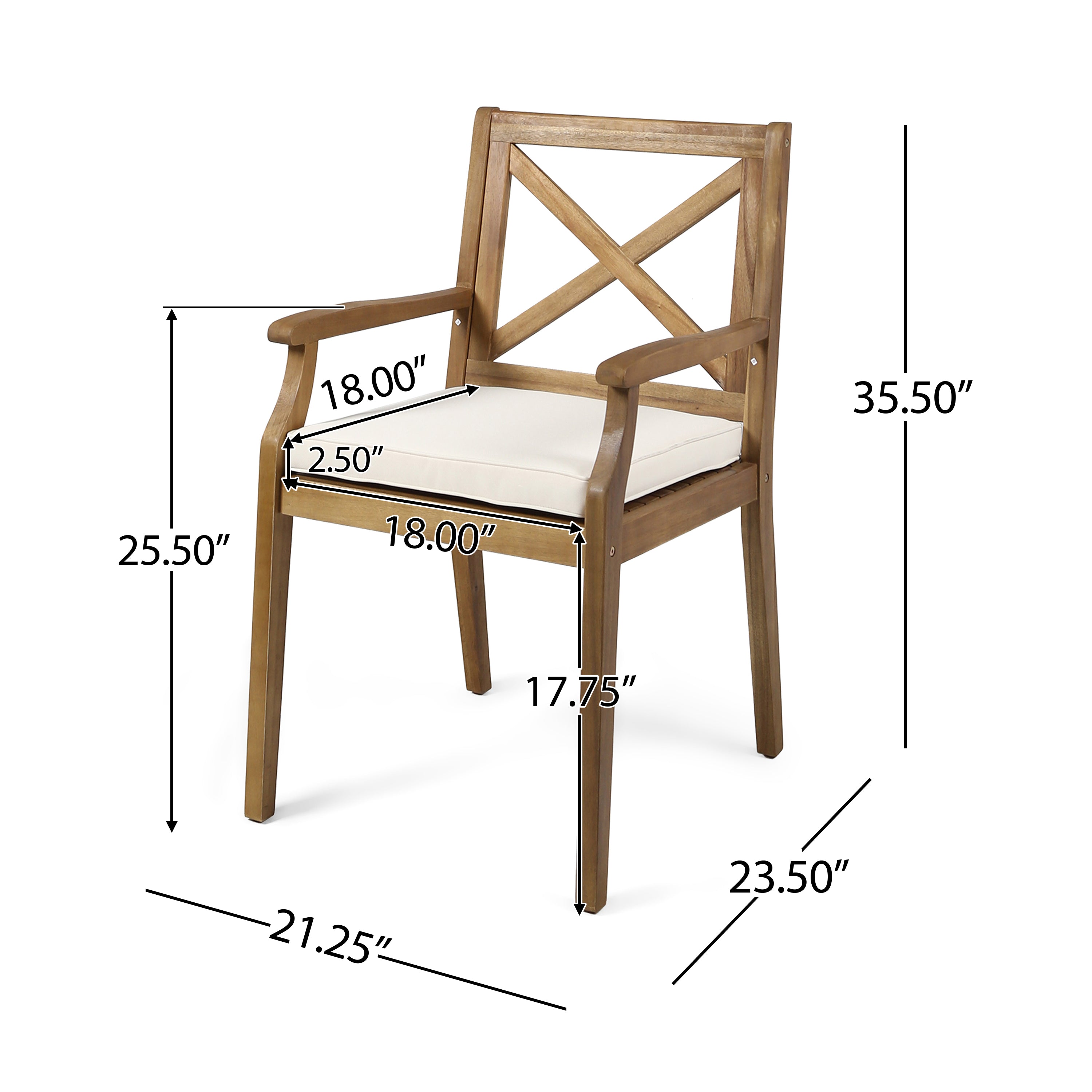 Perla Dining Chairs, Set of 2