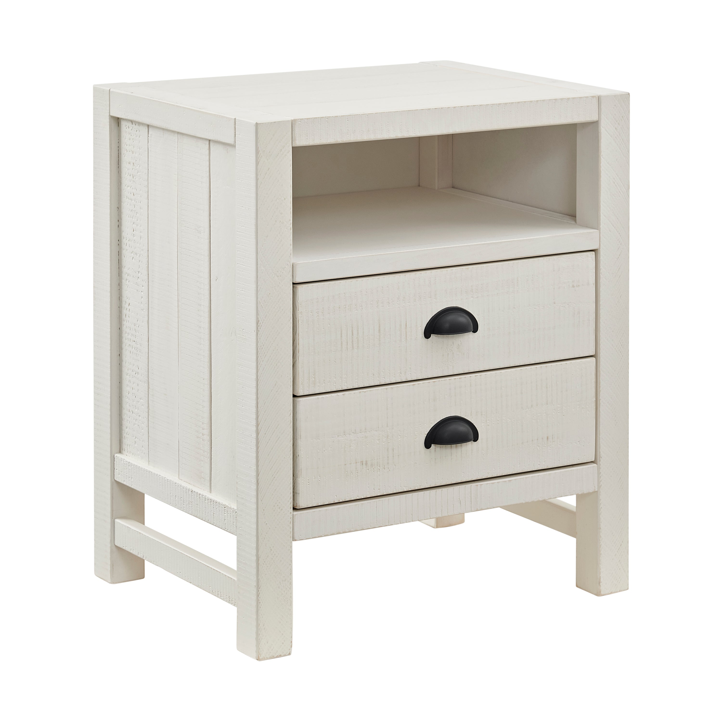 Arden 4-Piece Wood Bedroom Set with Bed, 2-Drawer Nightstand, 5-Drawer Chest, 6-Drawer Dresser