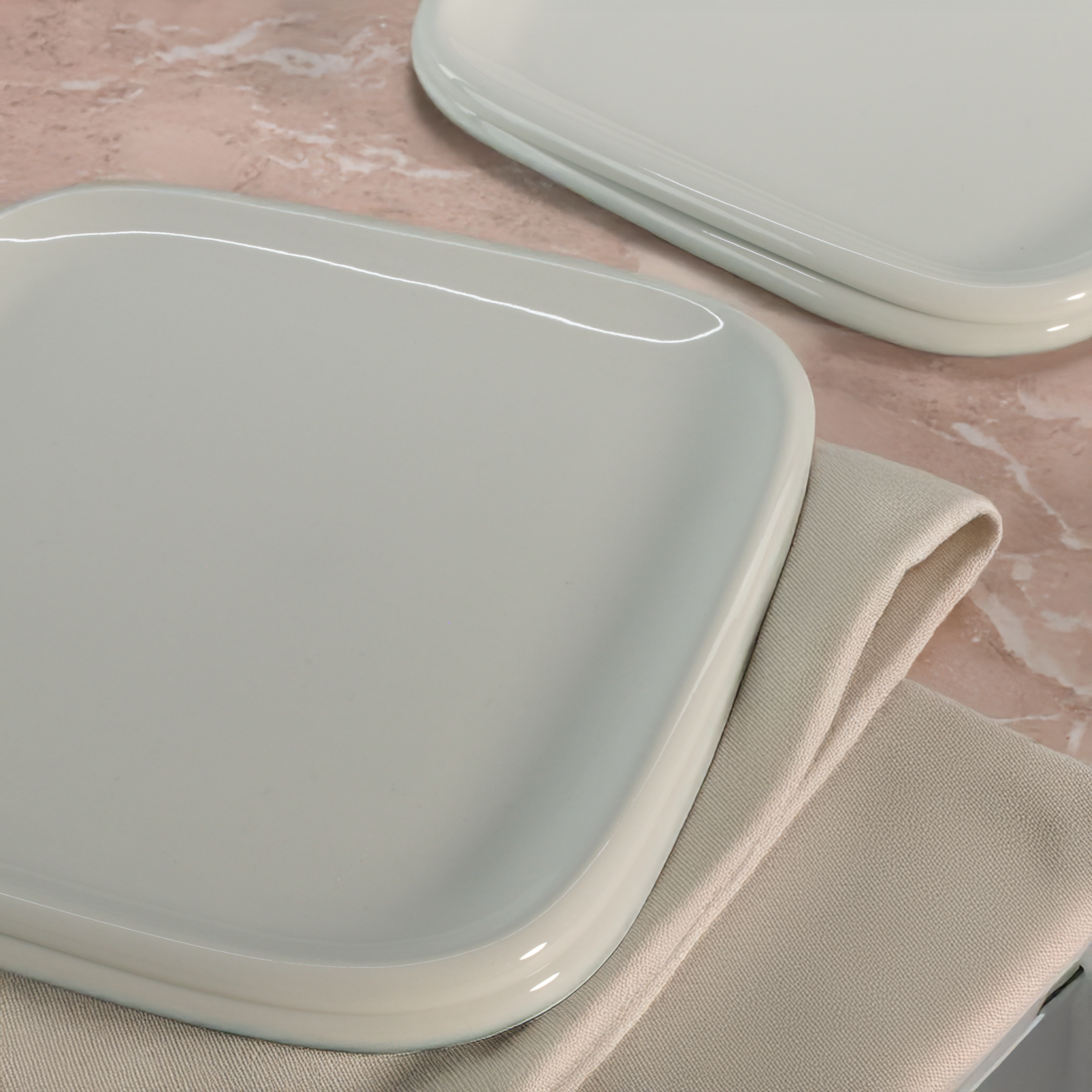 Impulse Square Salad Plates, Set of 4