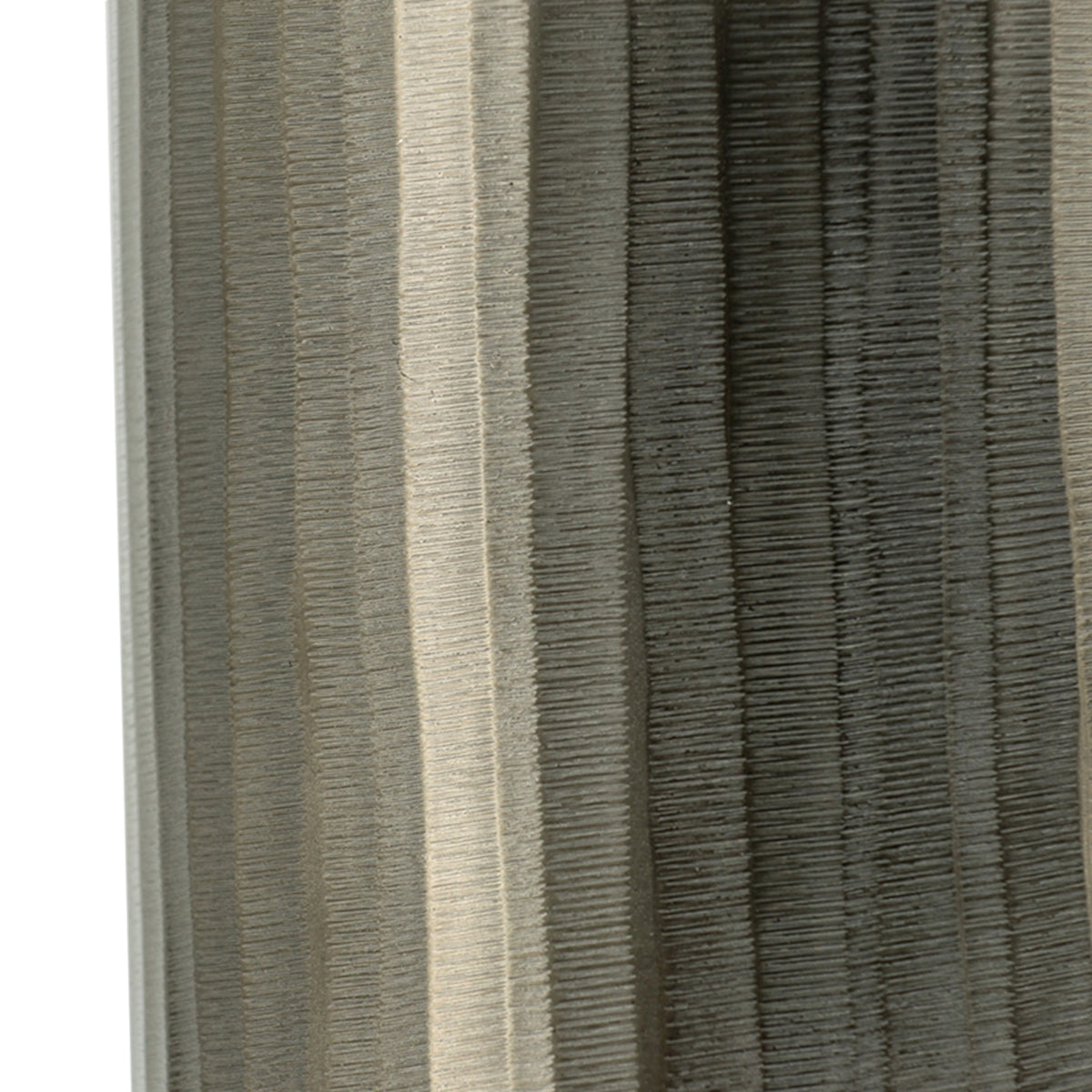 Medium Aluminum Layered Chisel Oval Vase