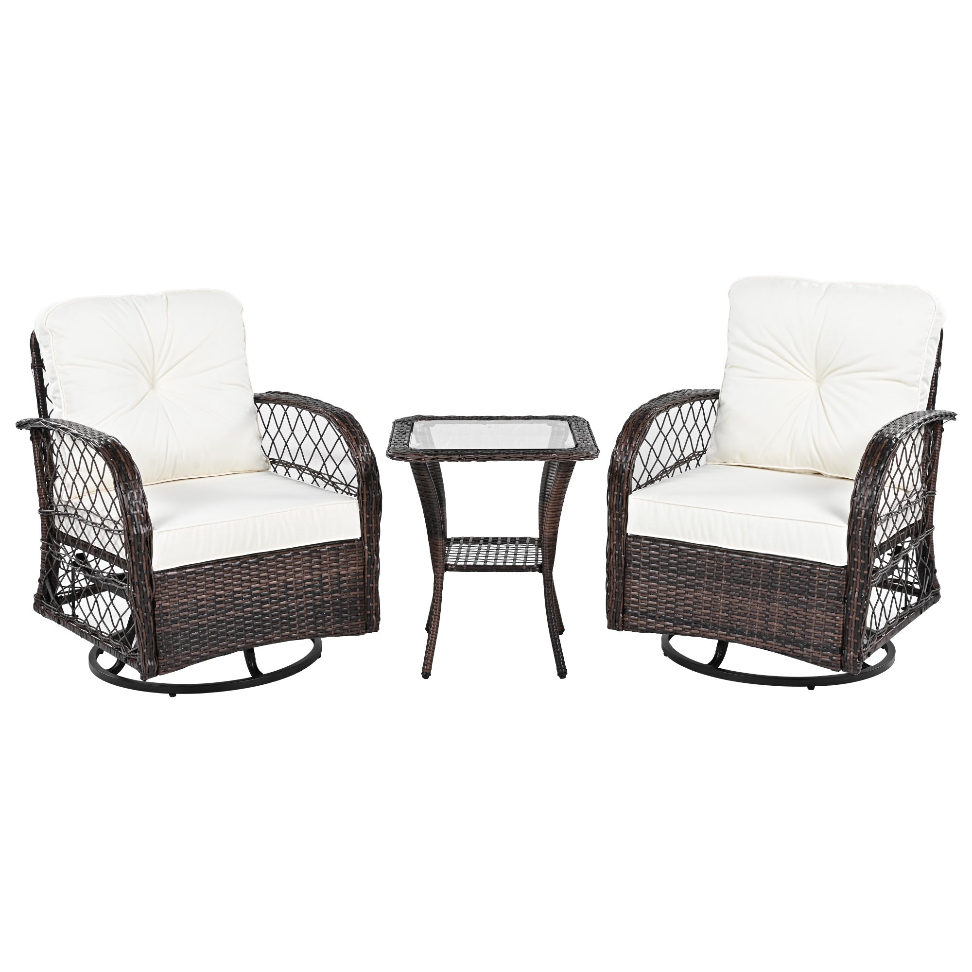 3-Piece Outdoor Chat Set