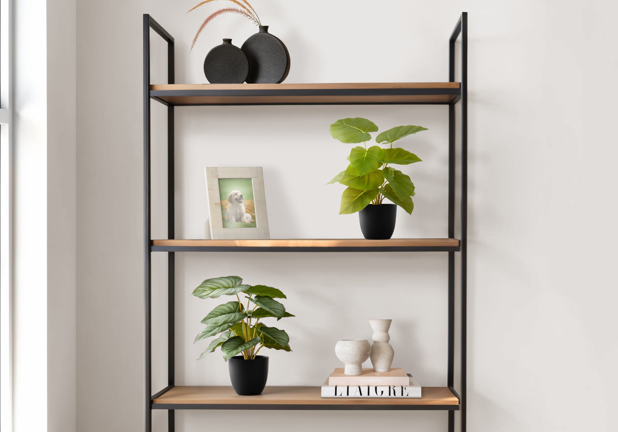 13" Faux Potted Epipremnum, Set Of 2