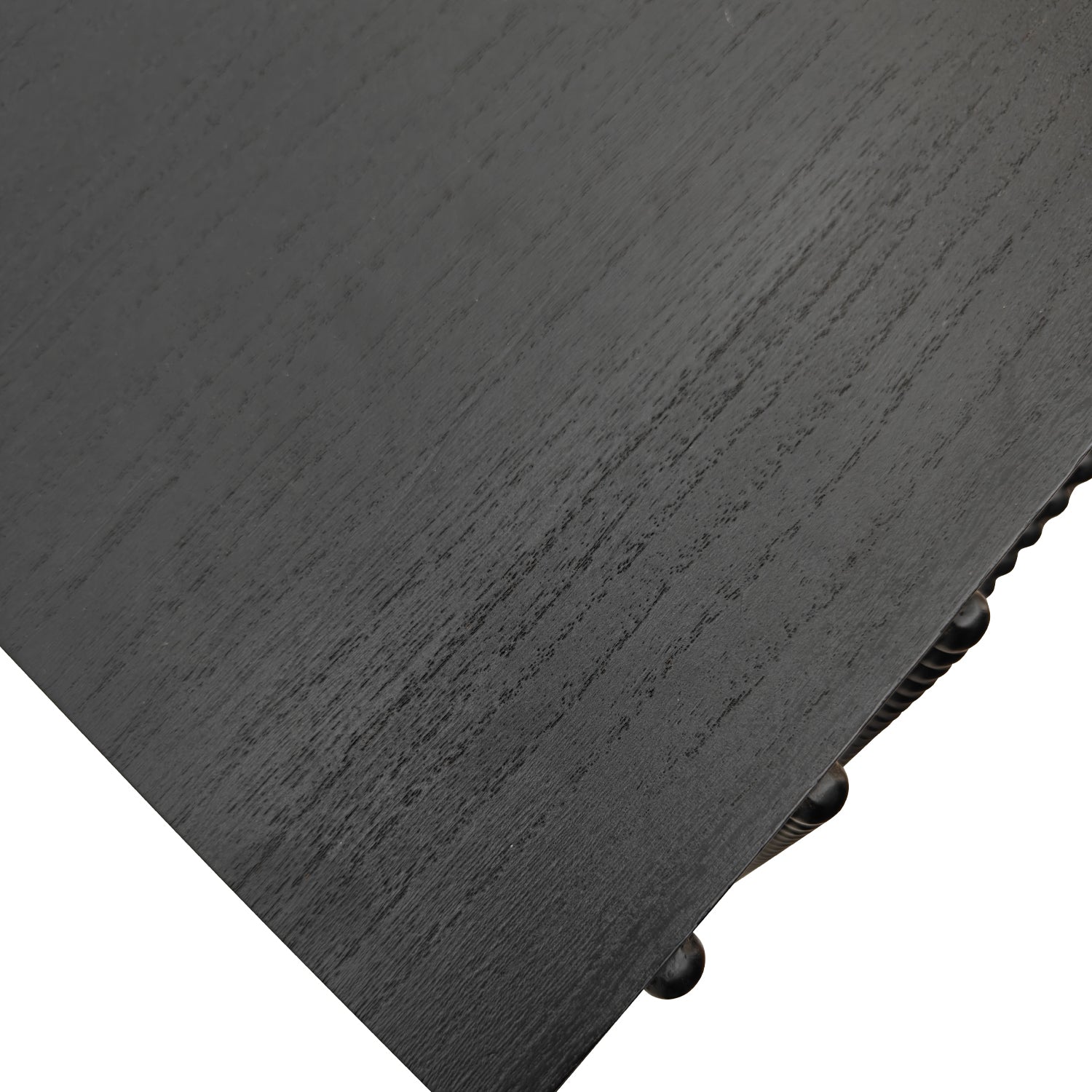 Modern Black Wood Storage Cabinet
