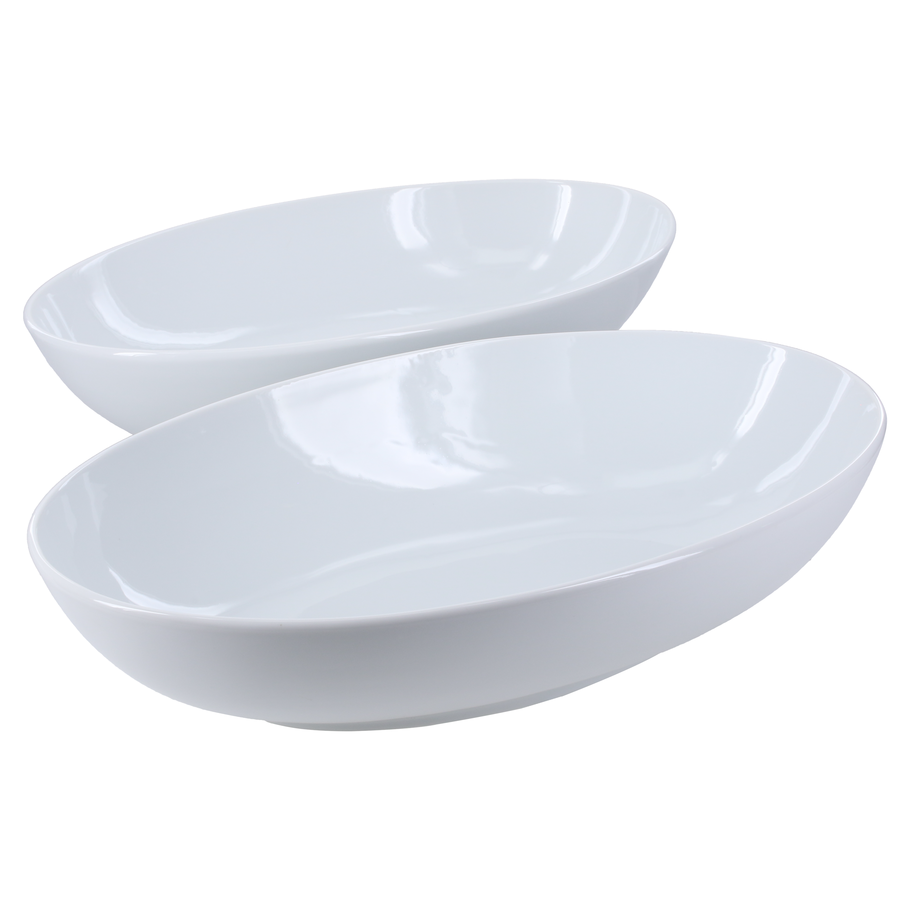Oval Deep Bowls, Set of 2