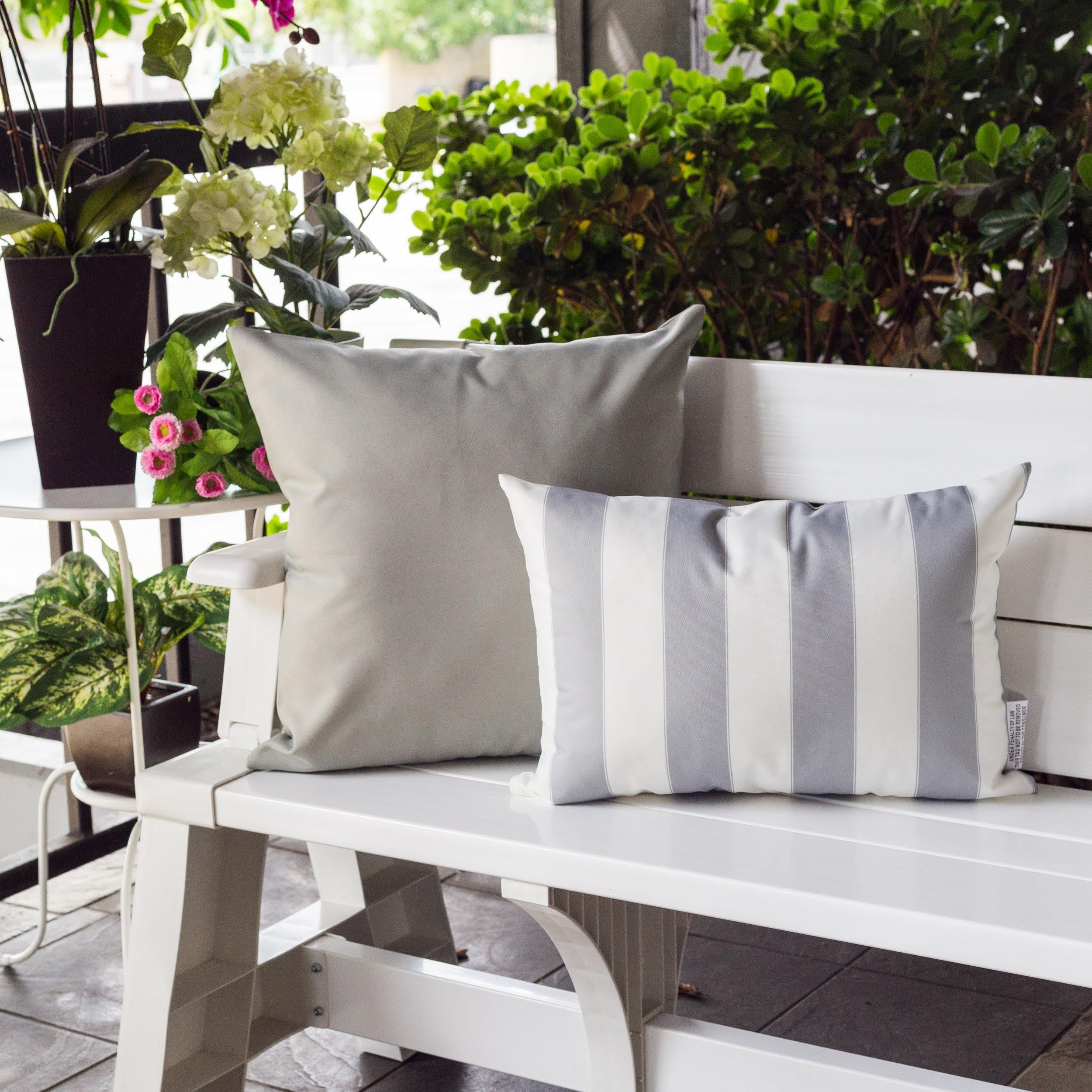 Horizon Stripe Outdoor Lumbar Pillow