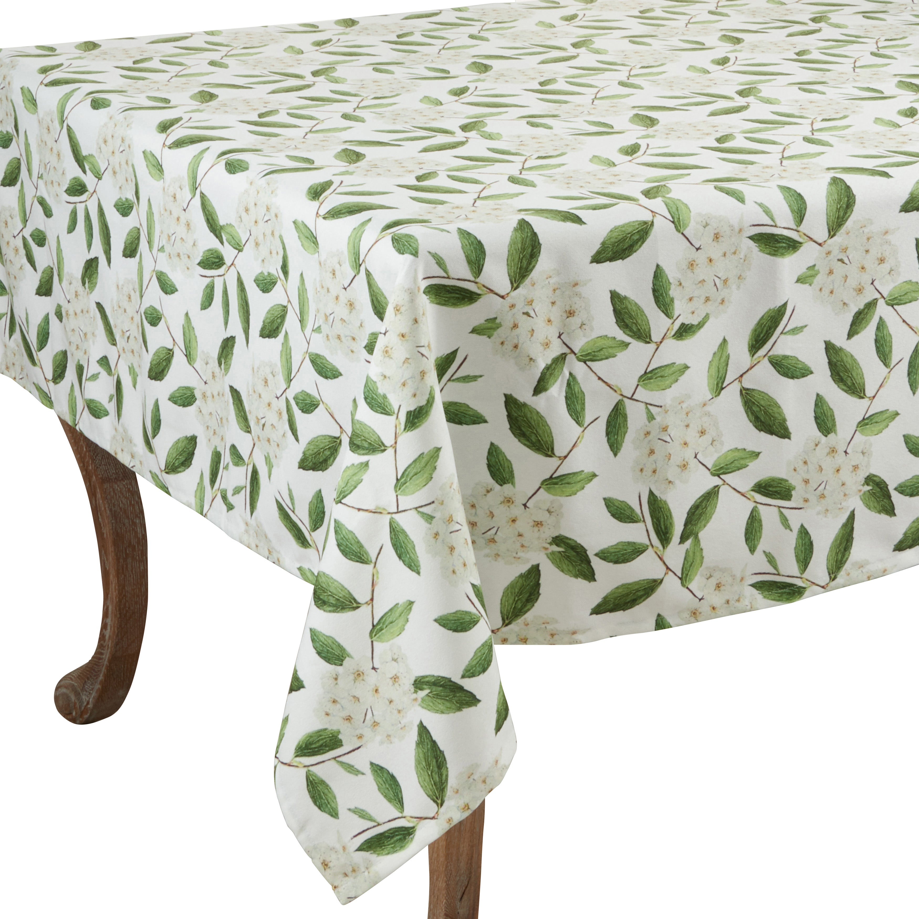 Pear Blossom Floral Design Tablecloth