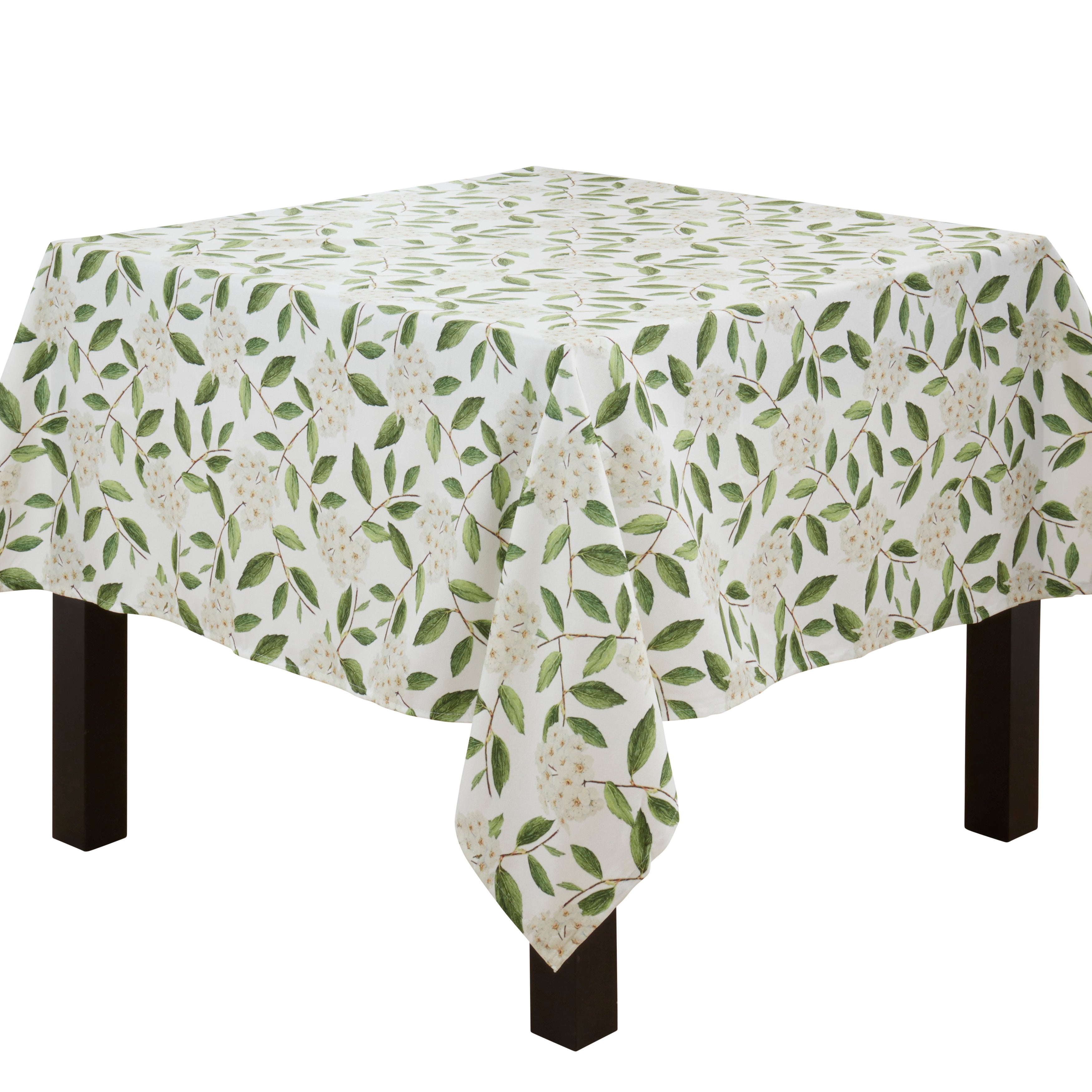 Pear Blossom Floral Design Tablecloth