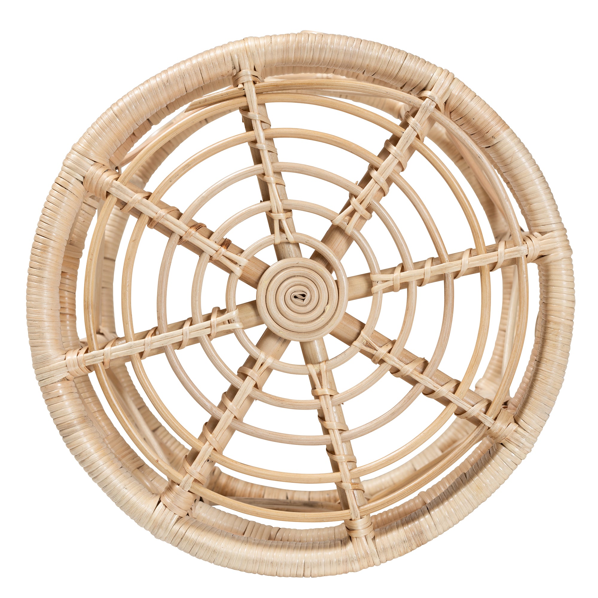 Binay Rattan 2-Piece Nesting End Table Set