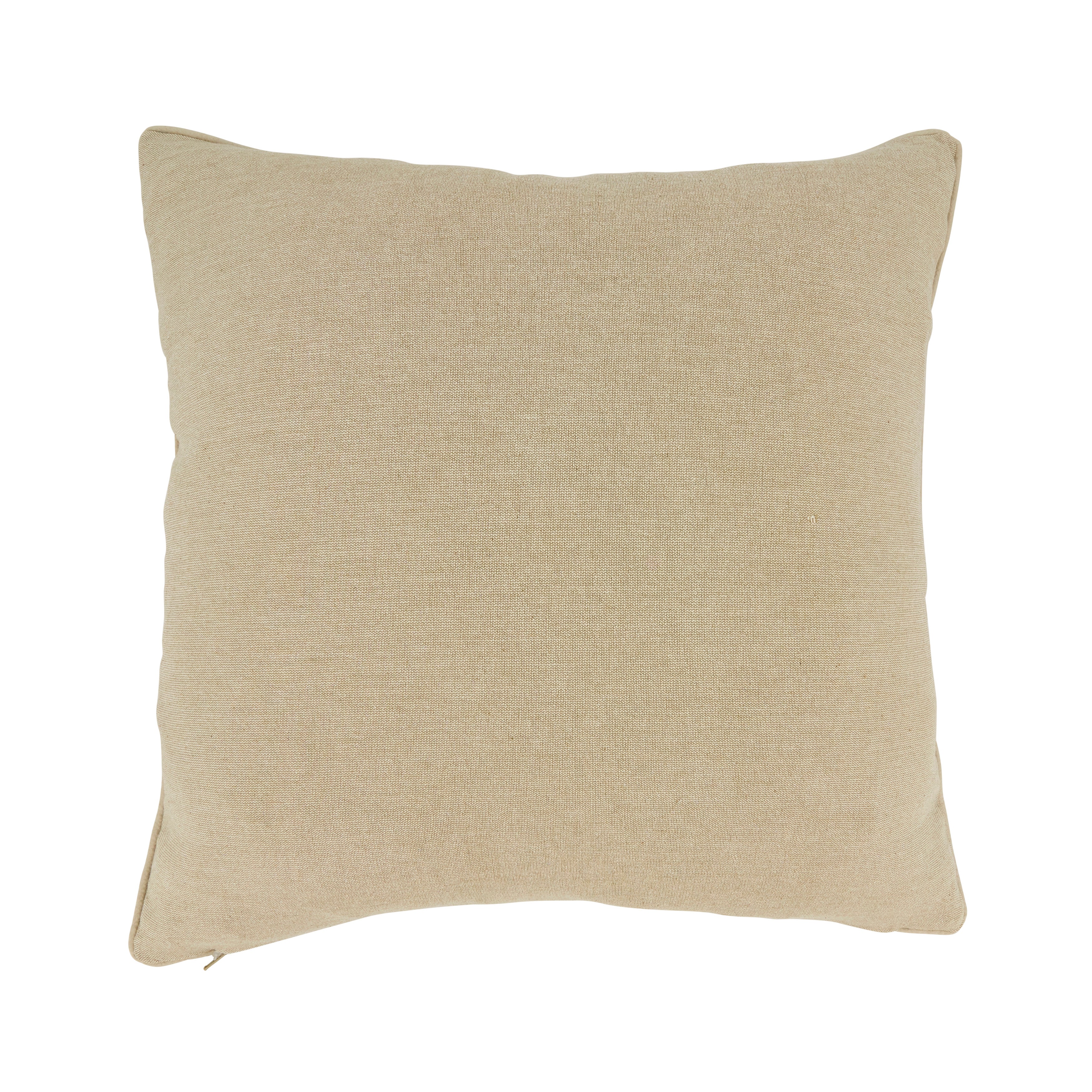 Vibrant Embroidered Color Block Poly Filled Pillow