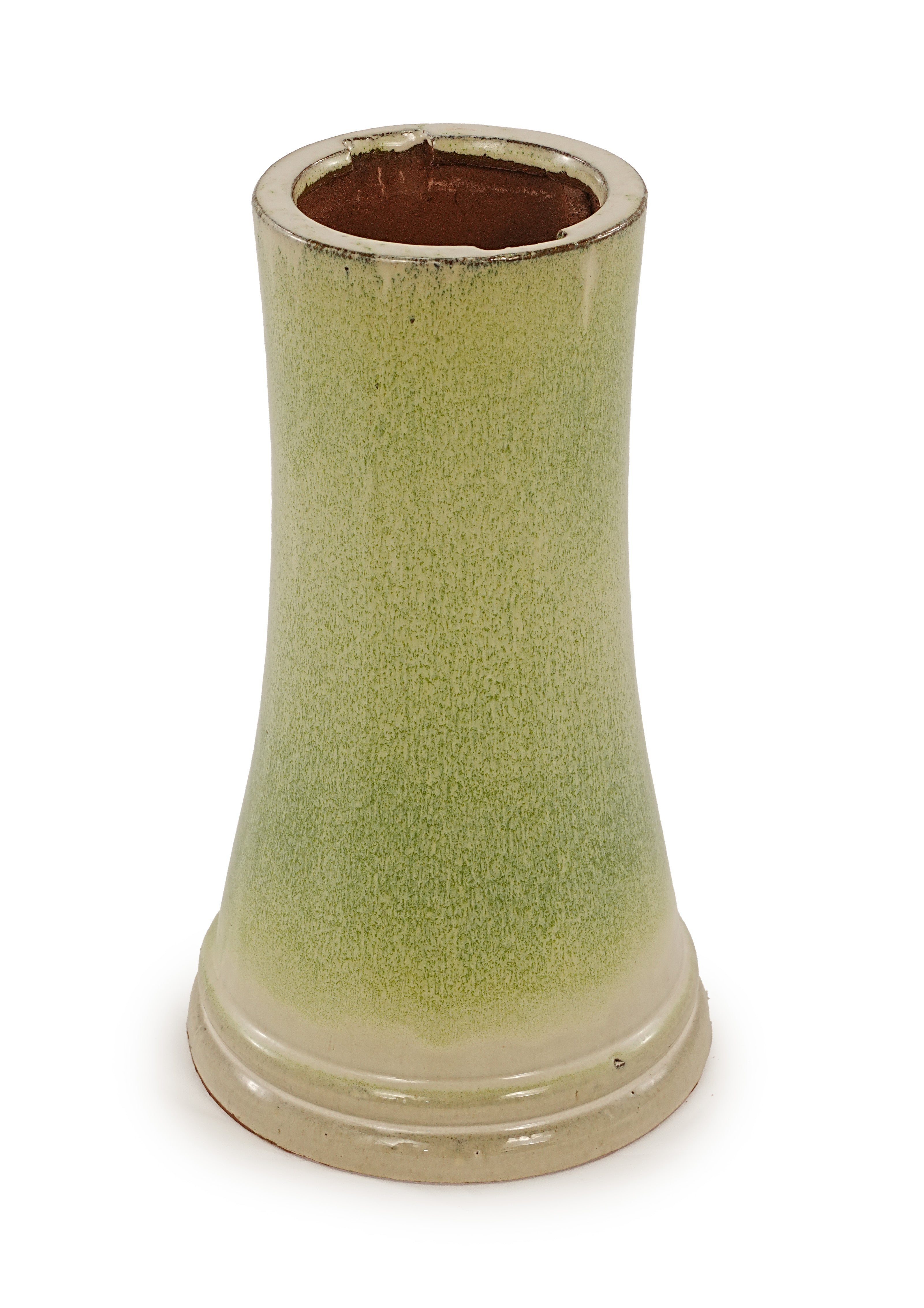Handmade Green Gradient Glaze Ceramic Bird Bath