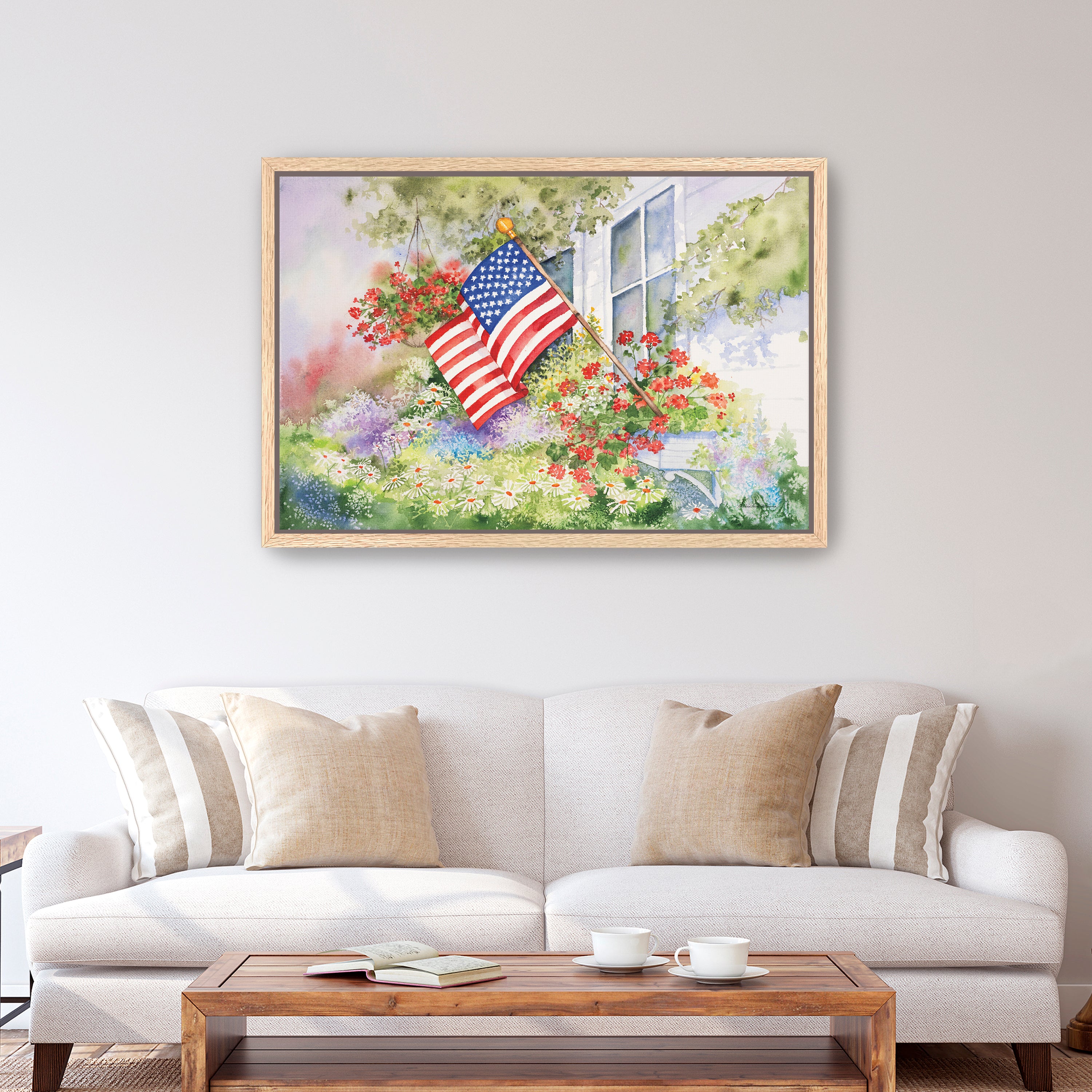 Waves of Honor Canvas Giclee