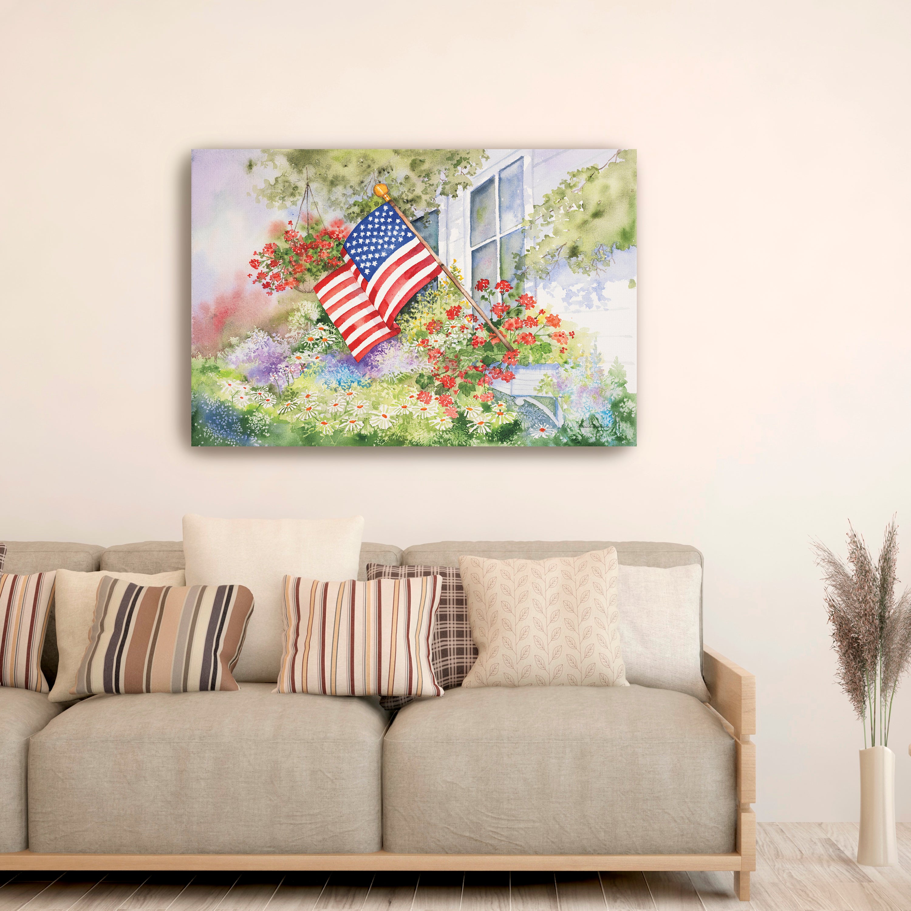 Waves of Honor Canvas Giclee