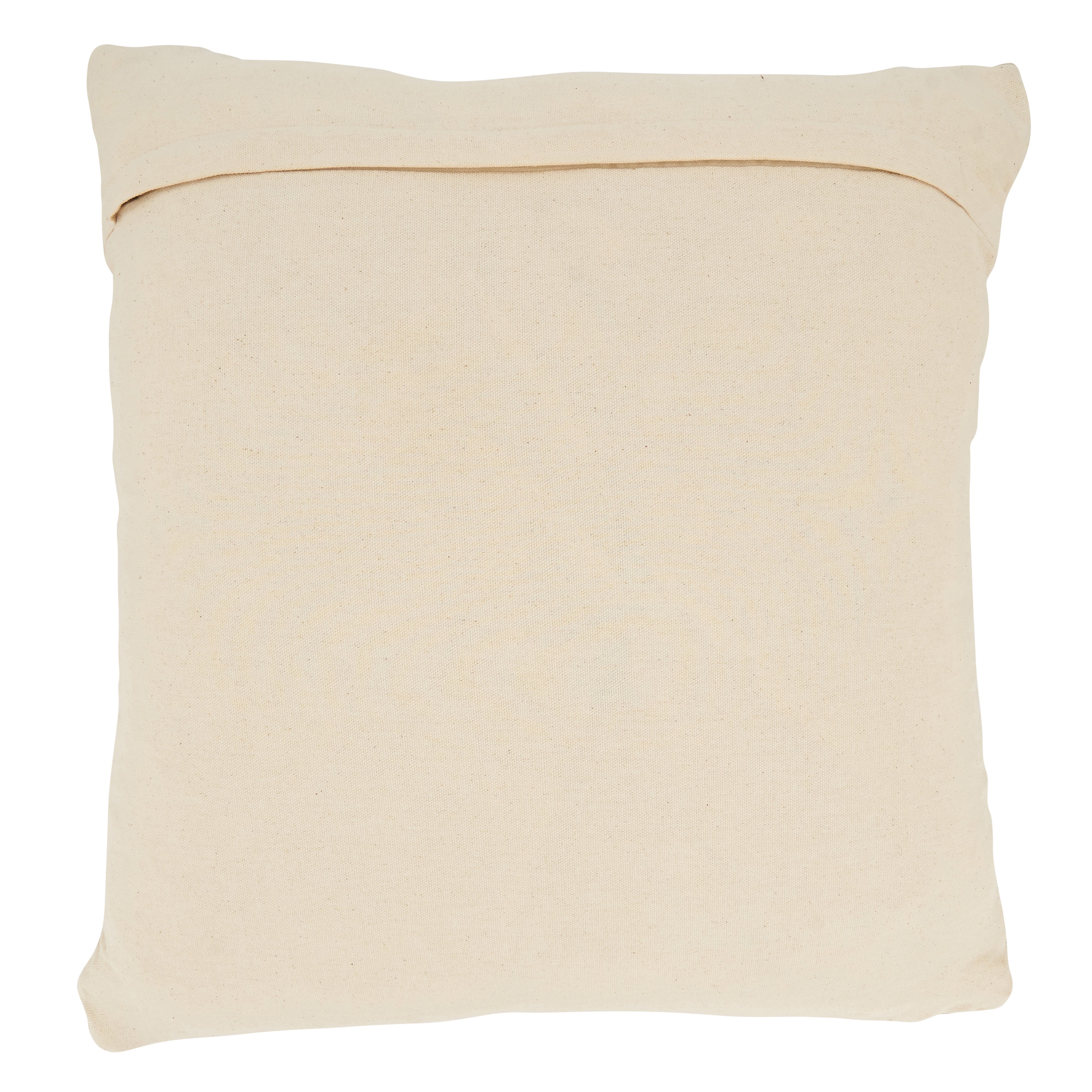 Artisanal Jute and Cotton Woven Poly Filled Throw Pillow