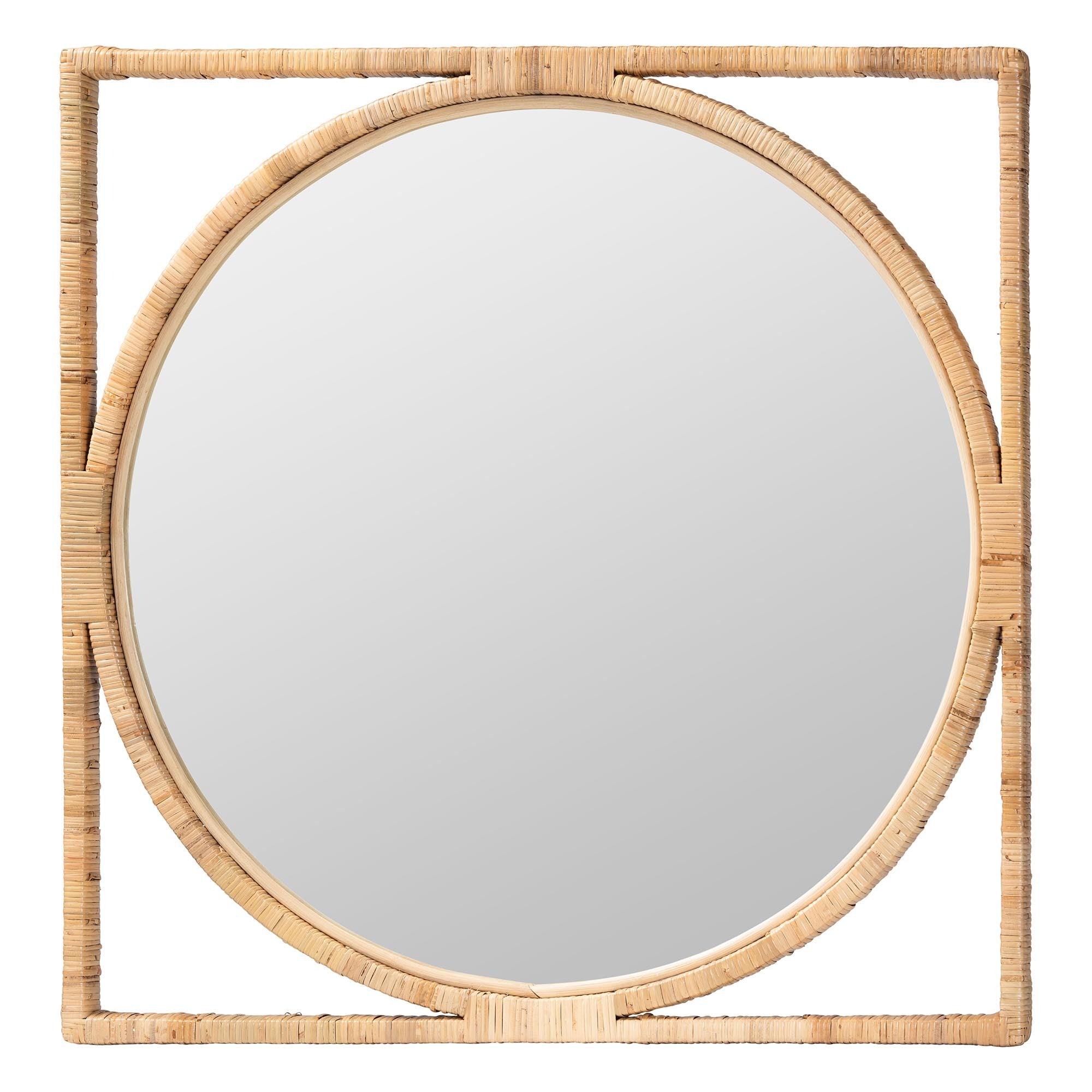 Scott Rattan Wall Mirror