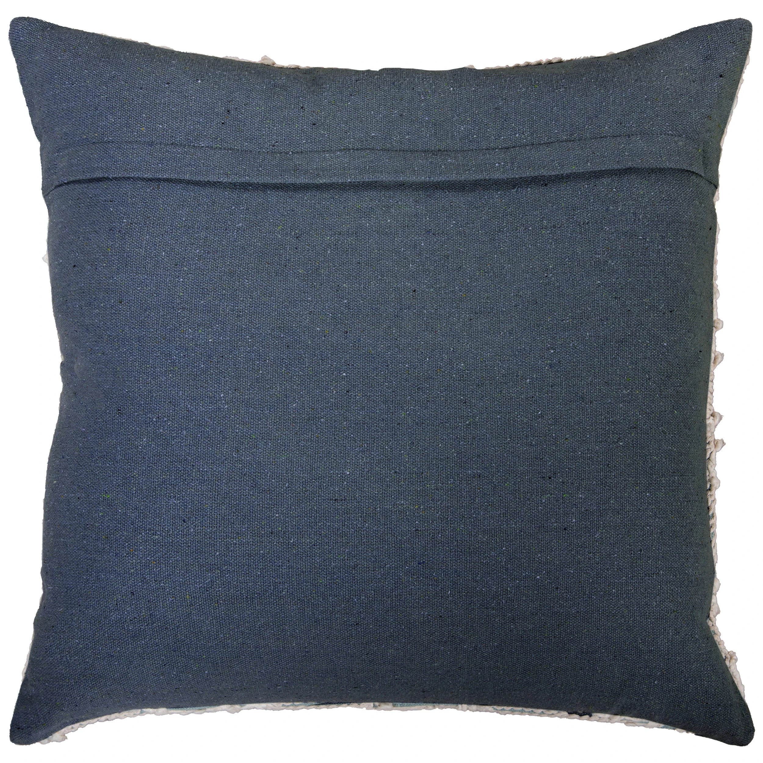 Embroidered Botanical Cotton Decorative Throw Pillow