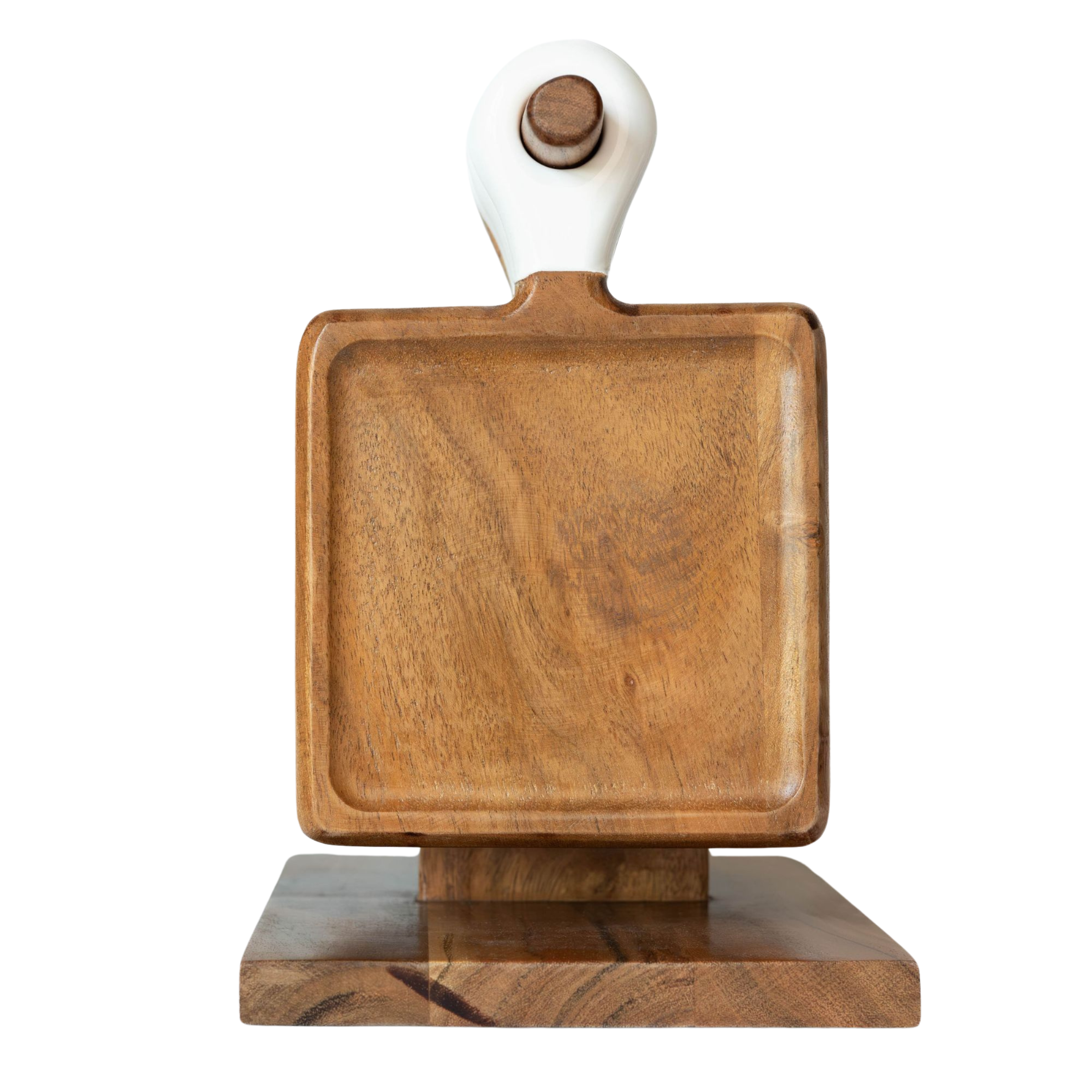 Jeanne Fitz Wood + White Collection Acacia Wood mini Charcuterie Board, Set of 8