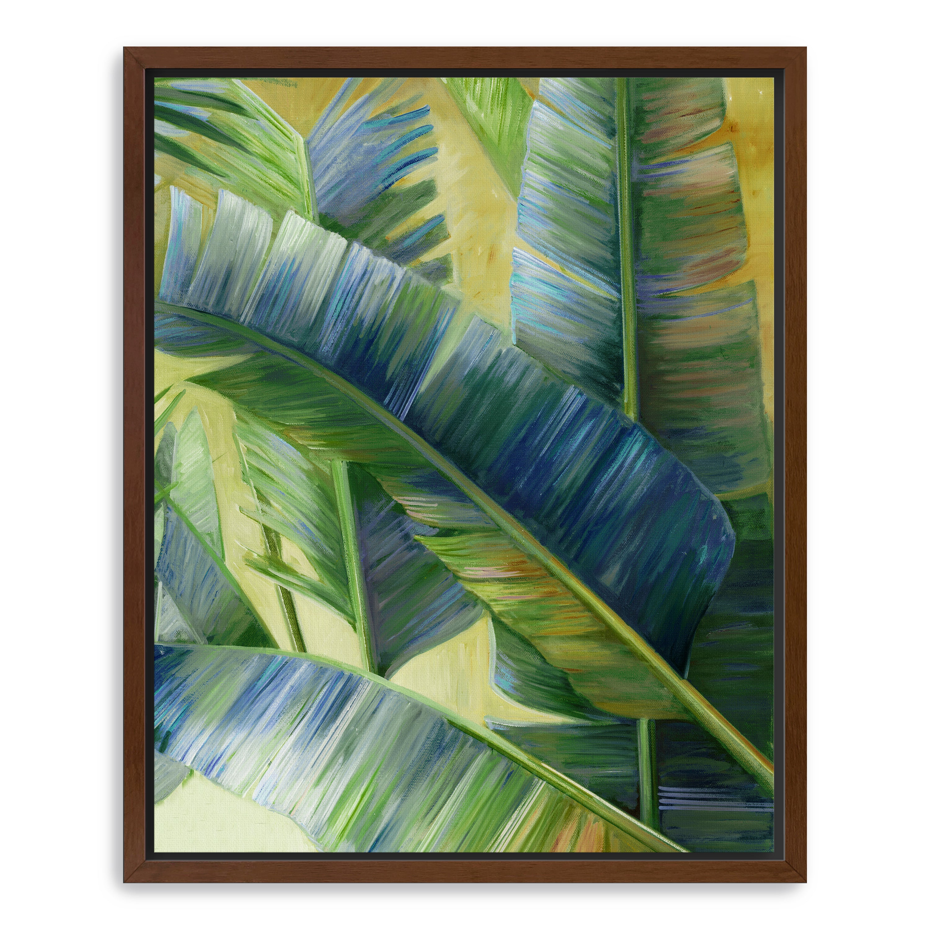 Blue Tropic Canvas Giclee