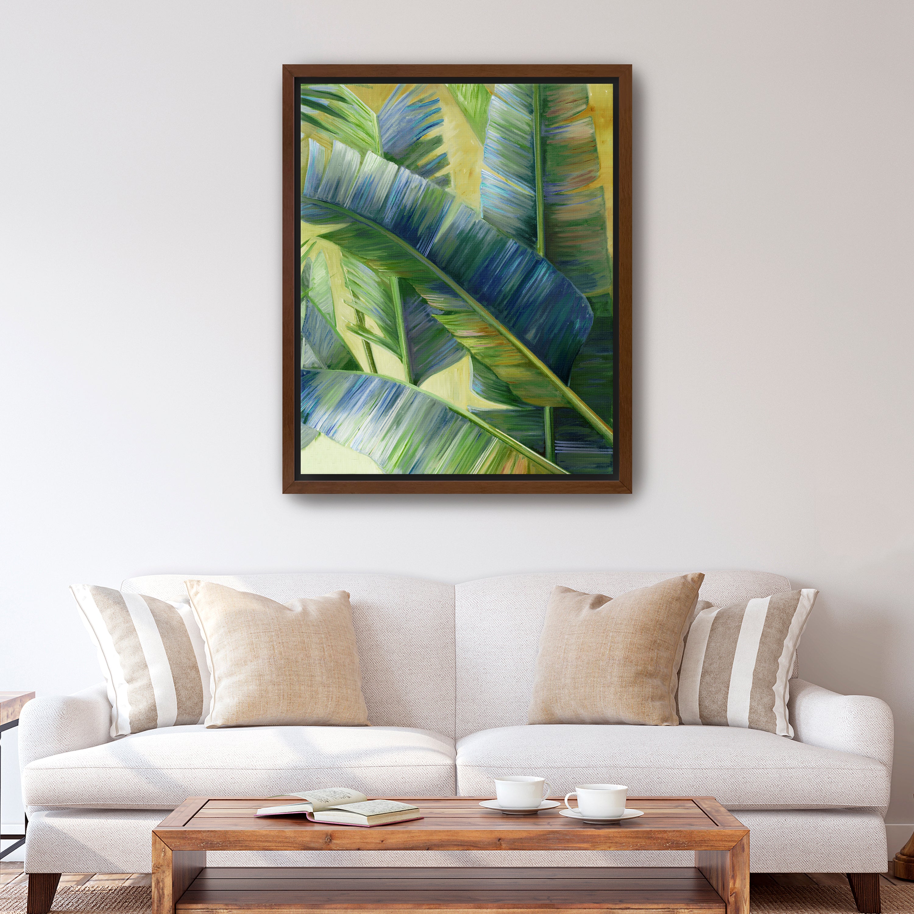 Blue Tropic Canvas Giclee