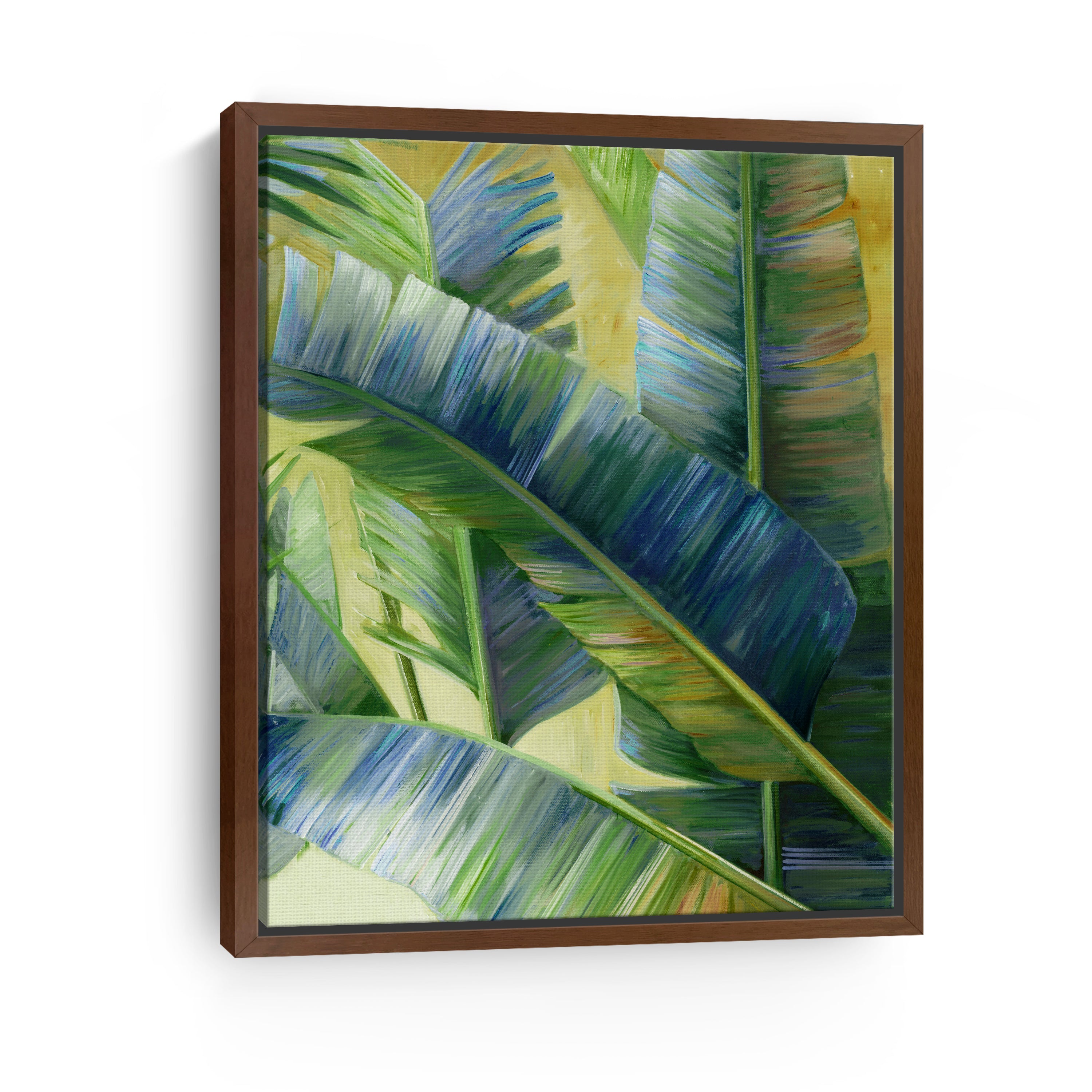 Blue Tropic Canvas Giclee